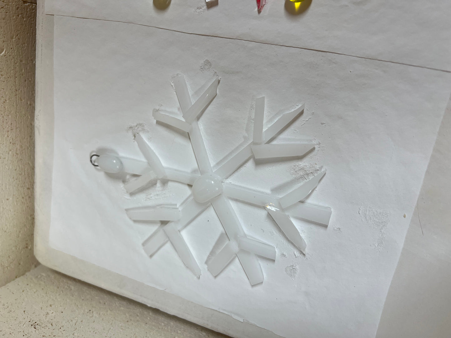 Fused Glass Snowflake Class @The Glassy Gardener’s Studio