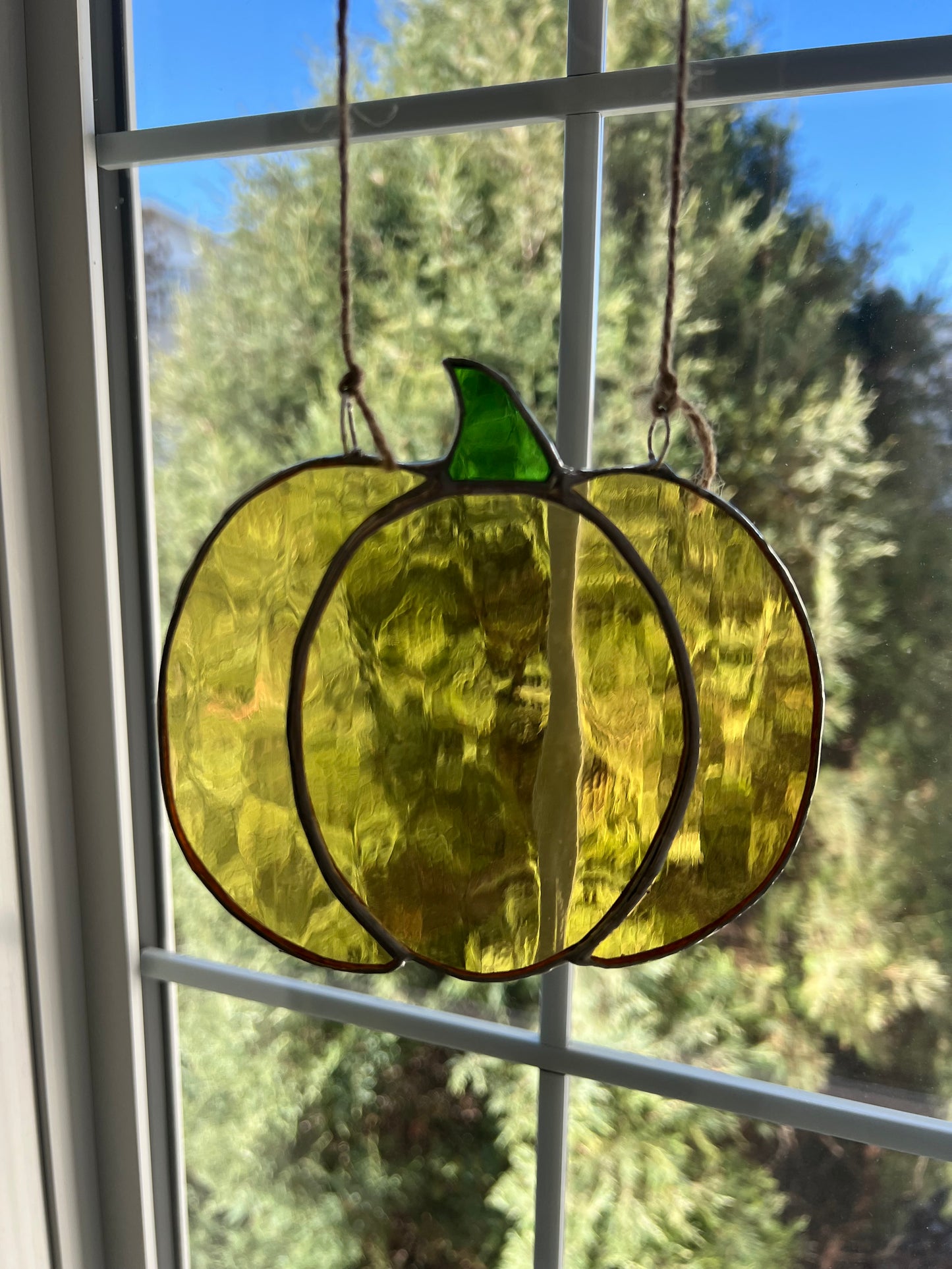 Stained Glass Pumpkin