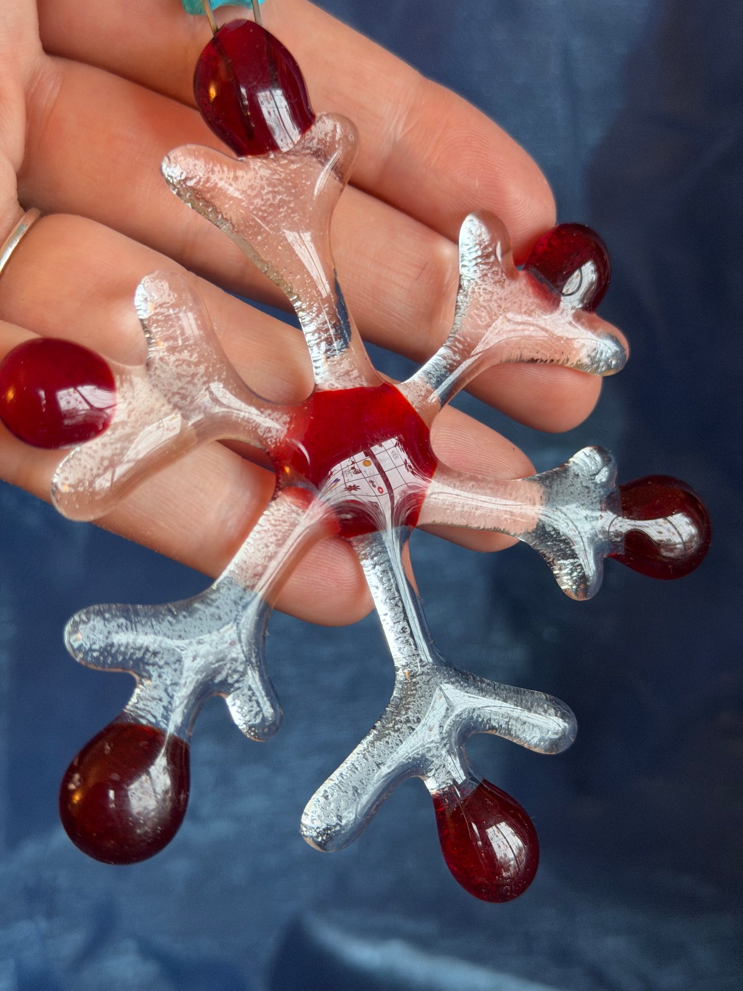 Fused Glass Snowflake