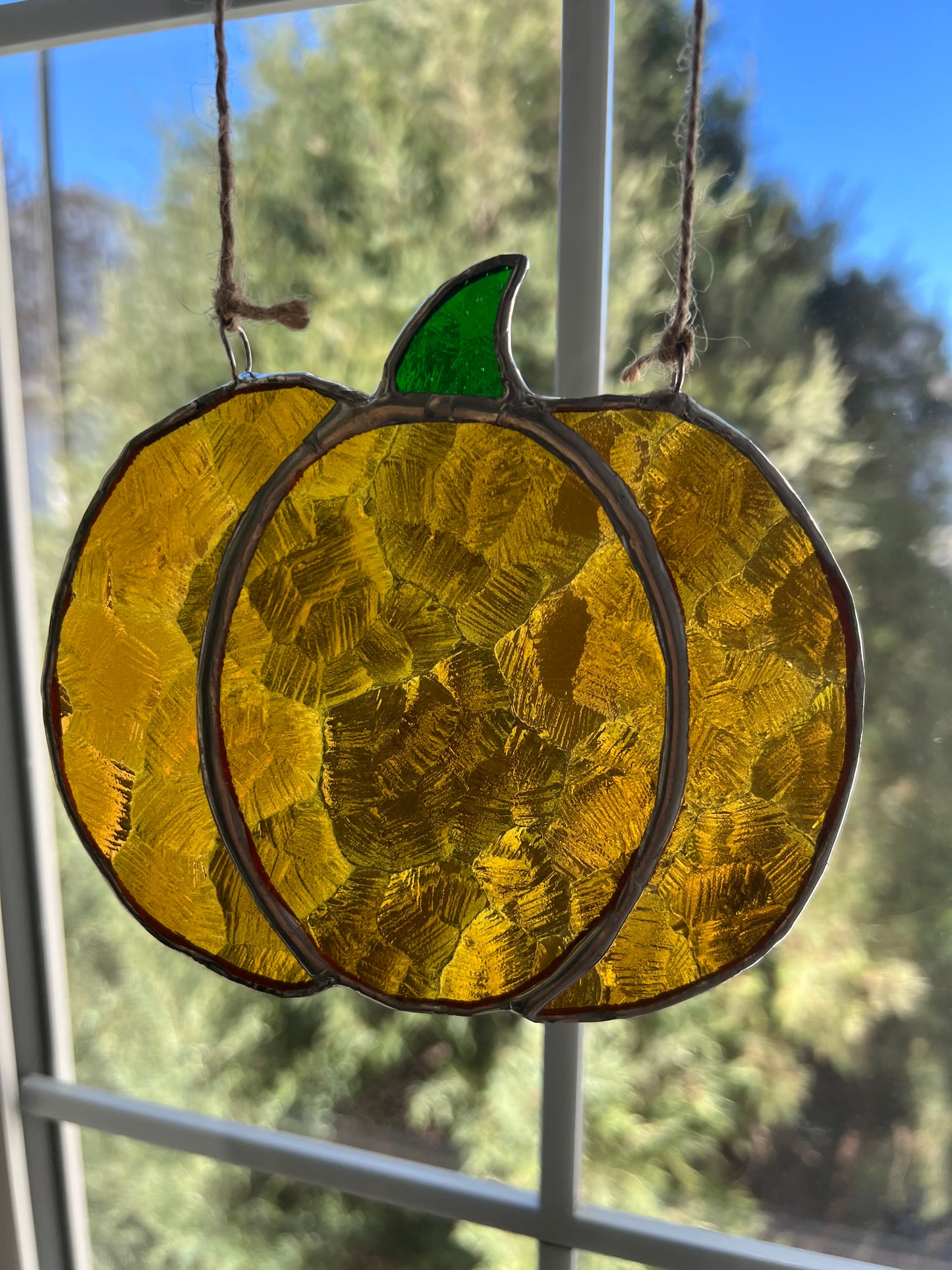 Stained Glass Pumpkin