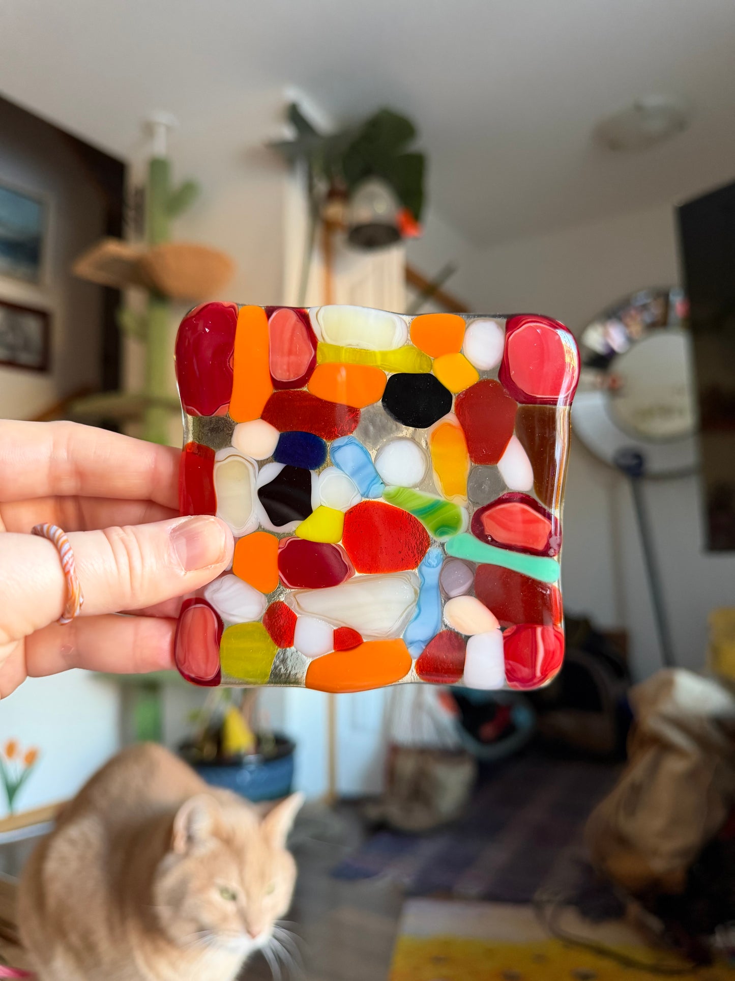 Creative Fused Glass Class @ The Glassy Gardner’s Home Studio