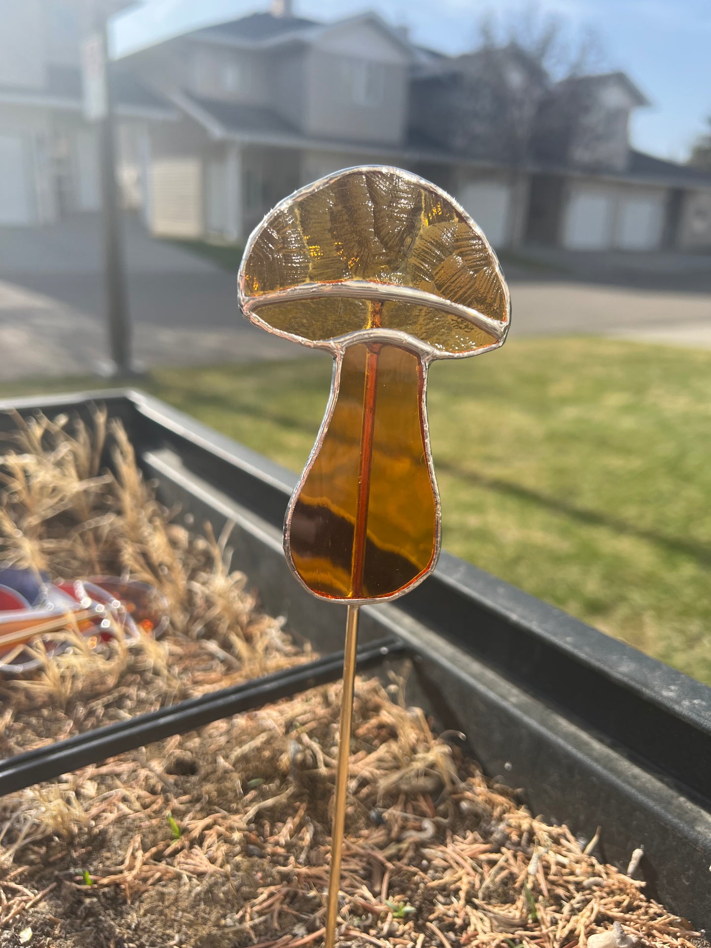 Stained Glass Plant Stake
