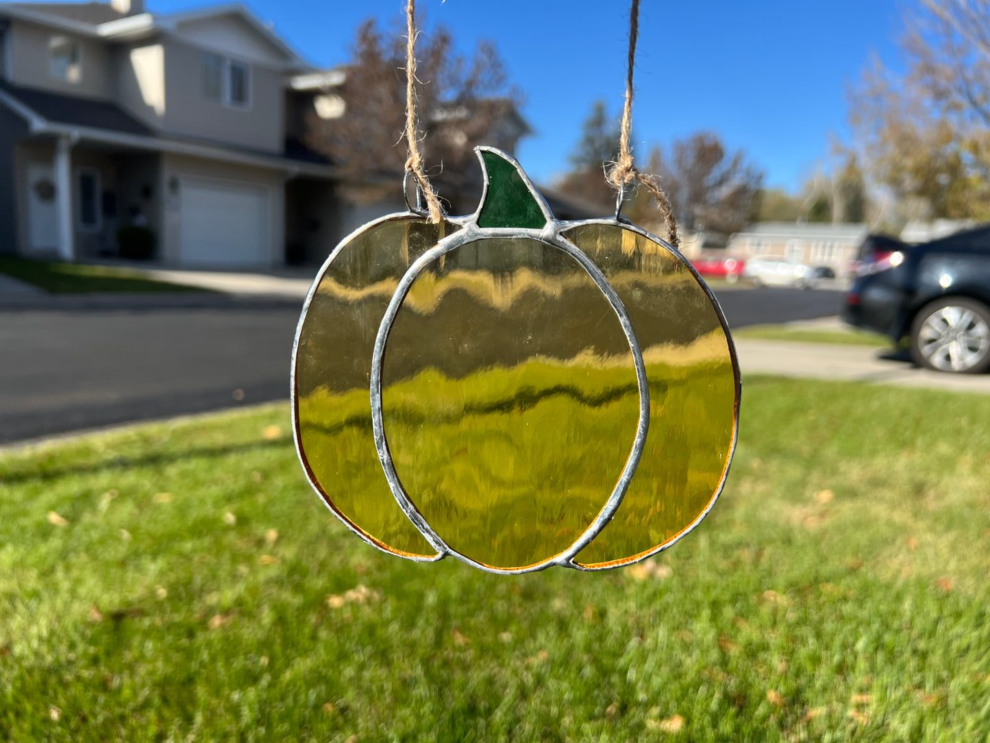 Stained Glass Pumpkin
