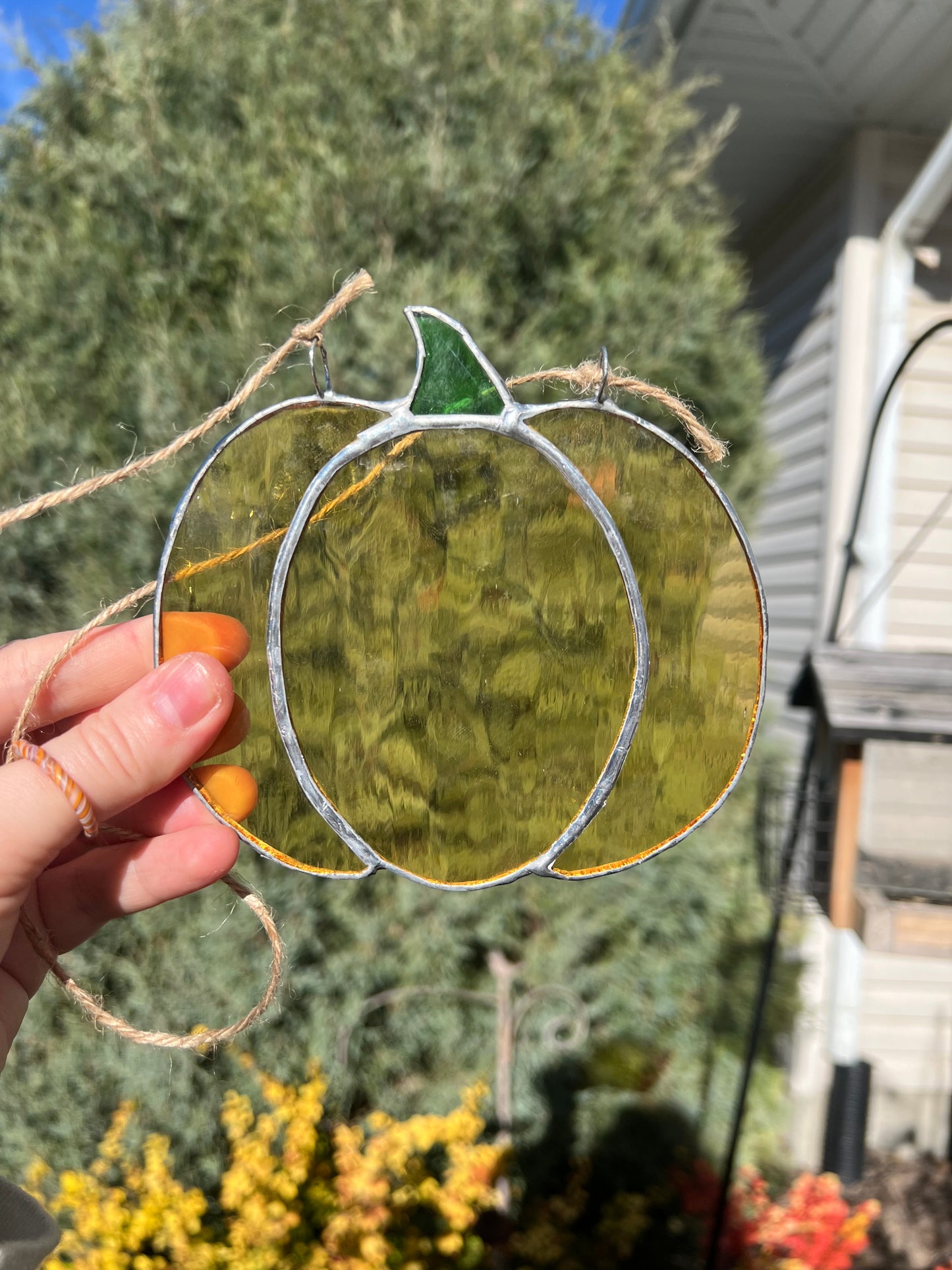 Stained Glass Pumpkin