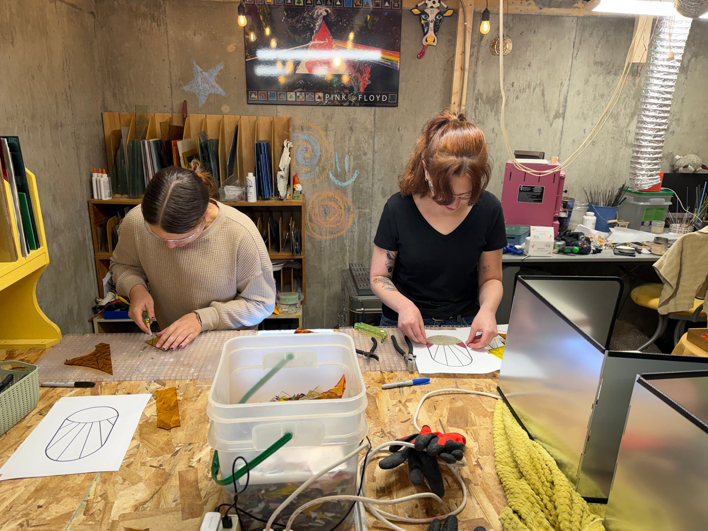 4-Week Beginner Stained Glass Workshop @ The Glassy Gardener's Home Studio
