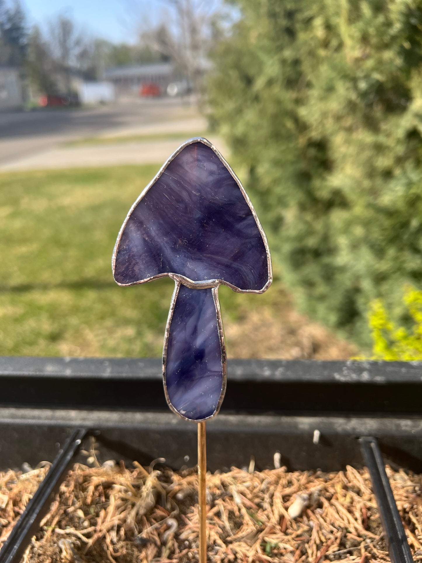 Stained Glass Plant Stake