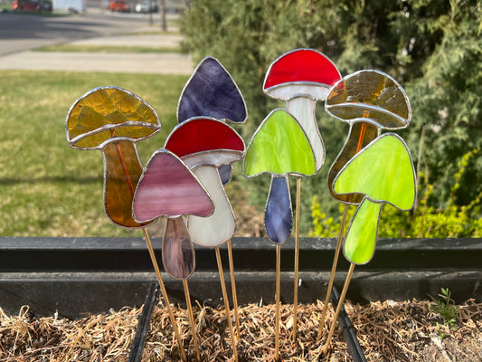Stained Glass Plant Stake