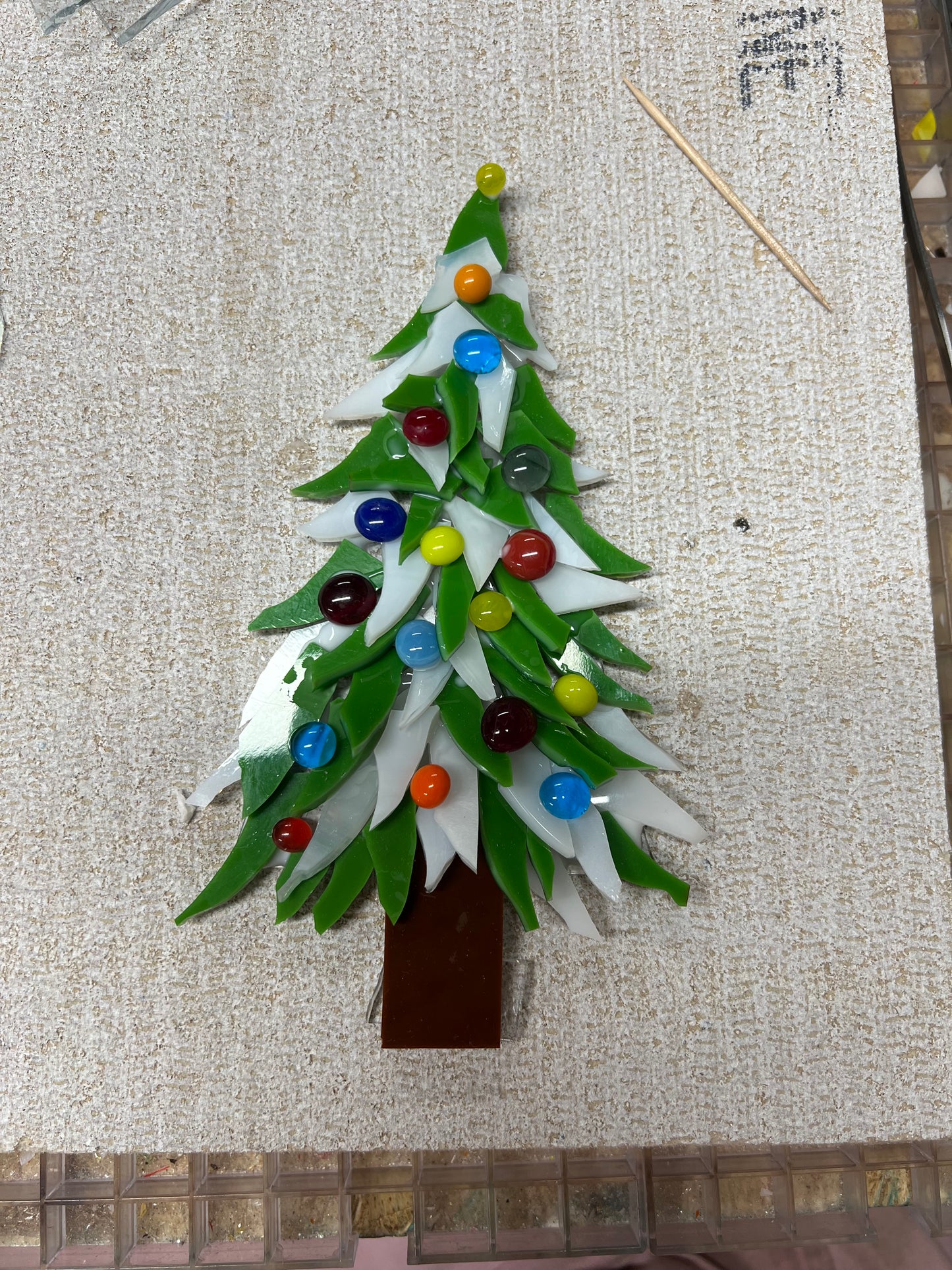 Fused Glass Christmas Tree Class @The Glassy Gardener’s Studio