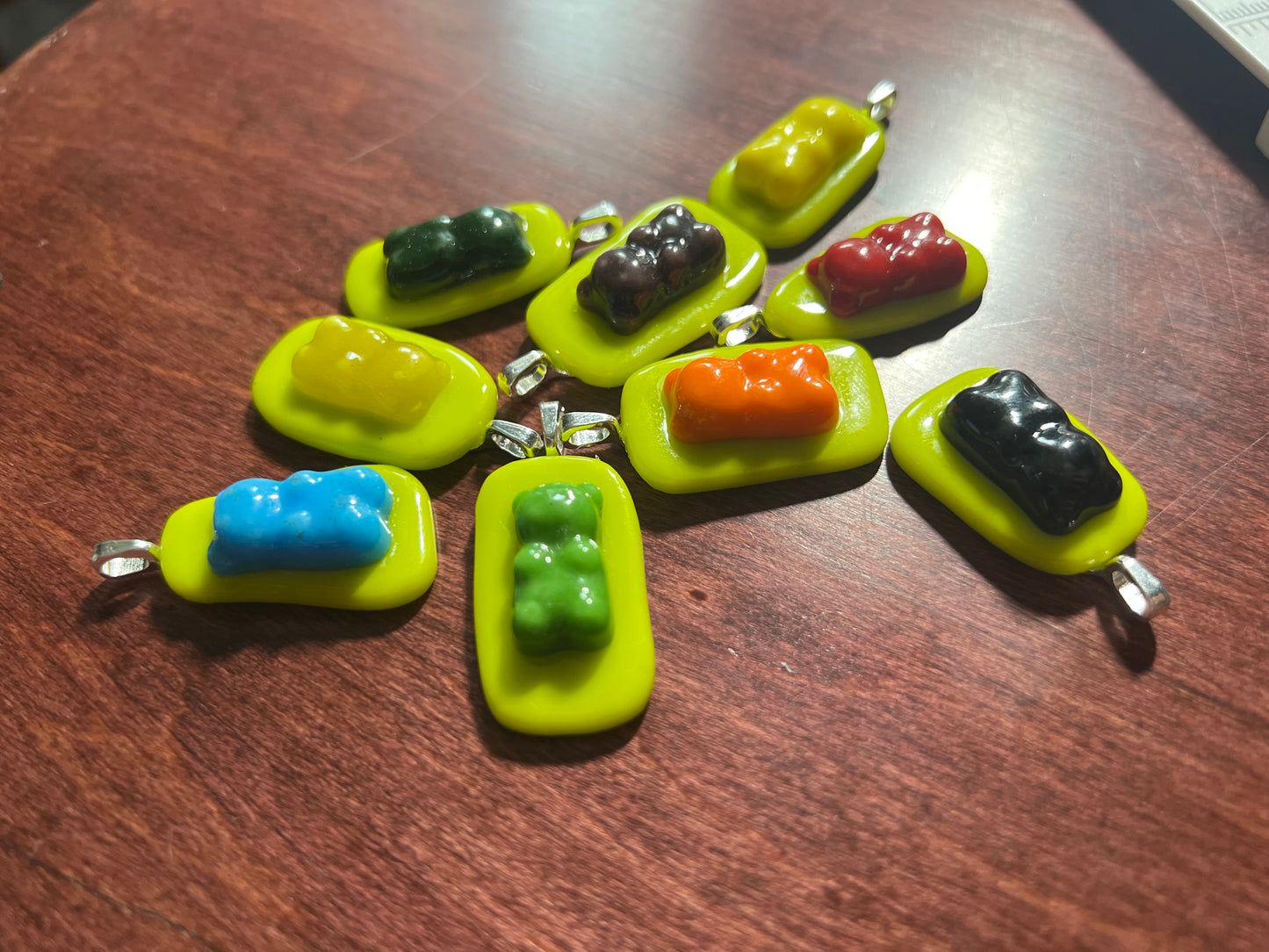 Gummy bear pendant