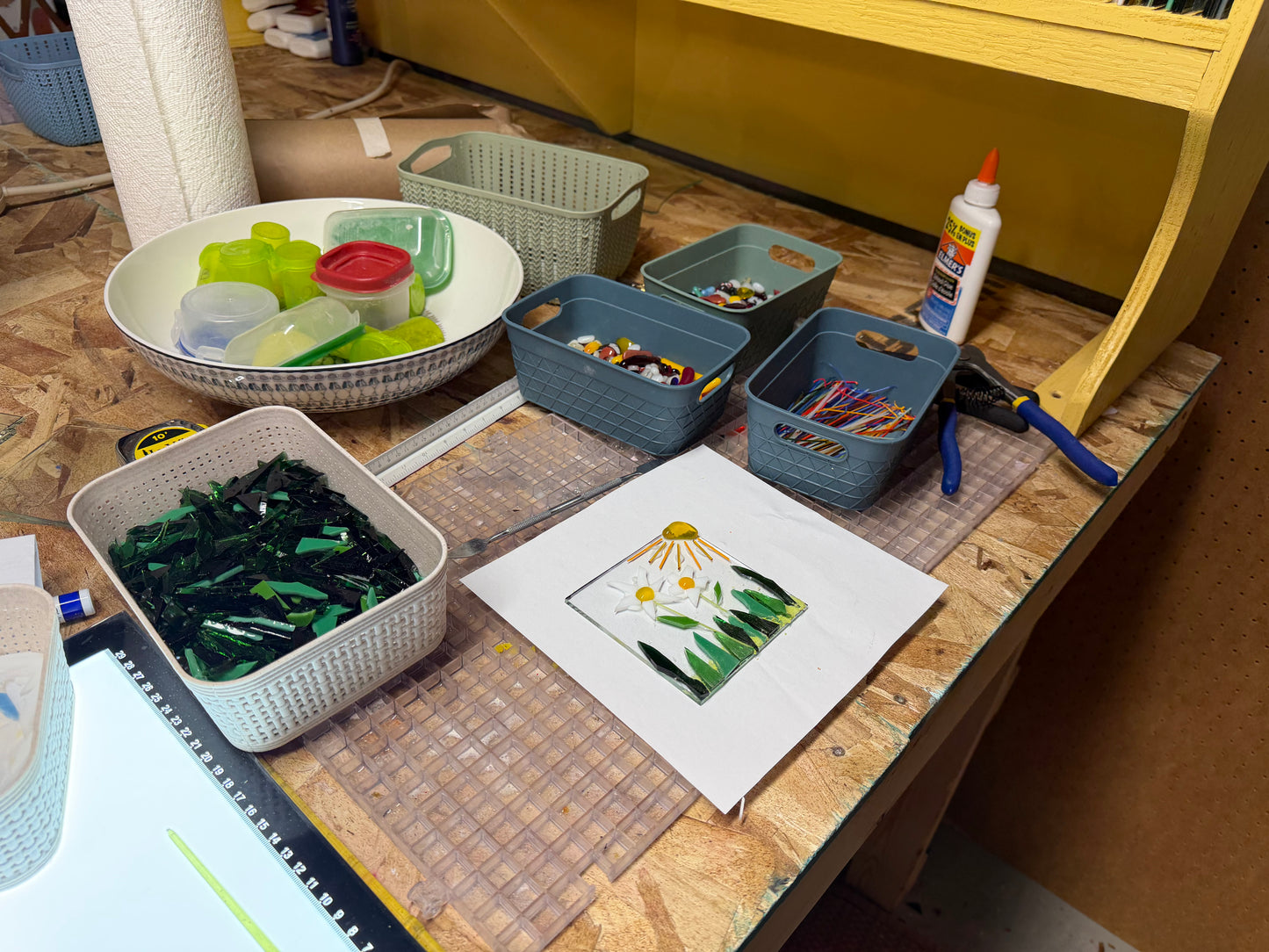 Creative Fused Glass Class @ The Glassy Gardner’s Home Studio