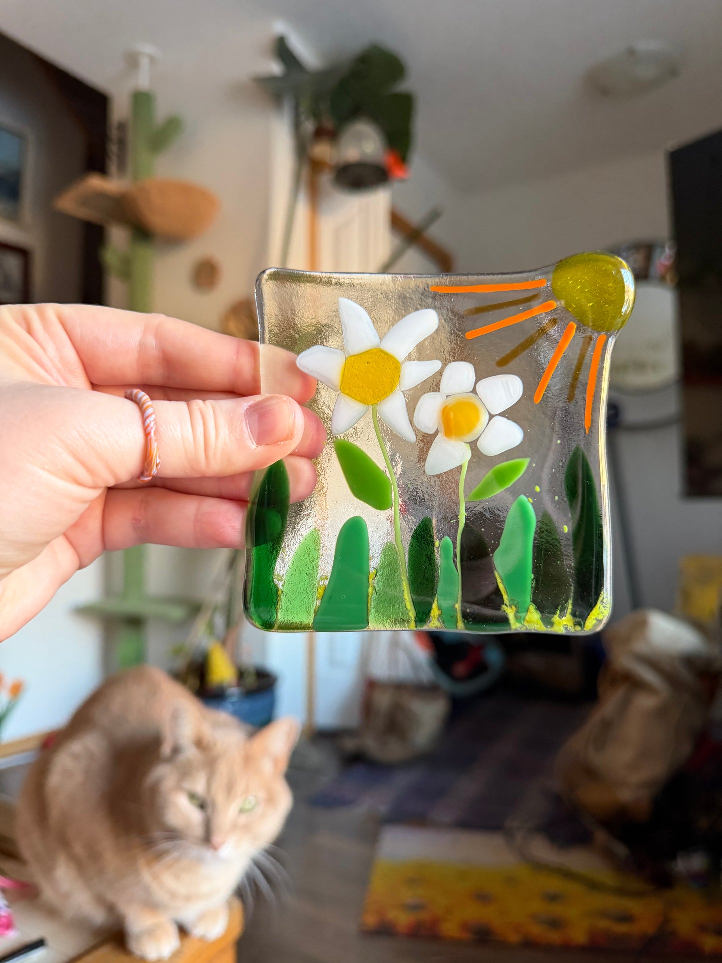 Creative Fused Glass Class @ The Glassy Gardner’s Home Studio