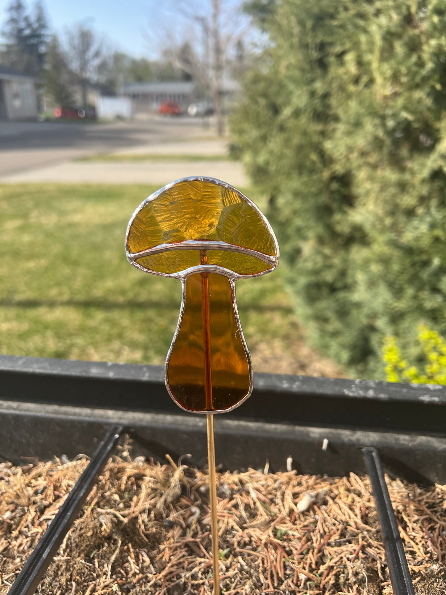 Stained Glass Plant Stake