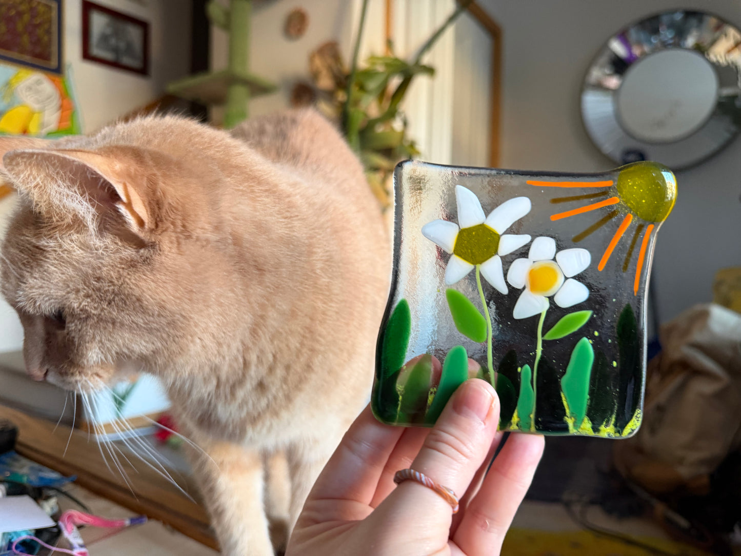 Creative Fused Glass Class @ The Glassy Gardner’s Home Studio