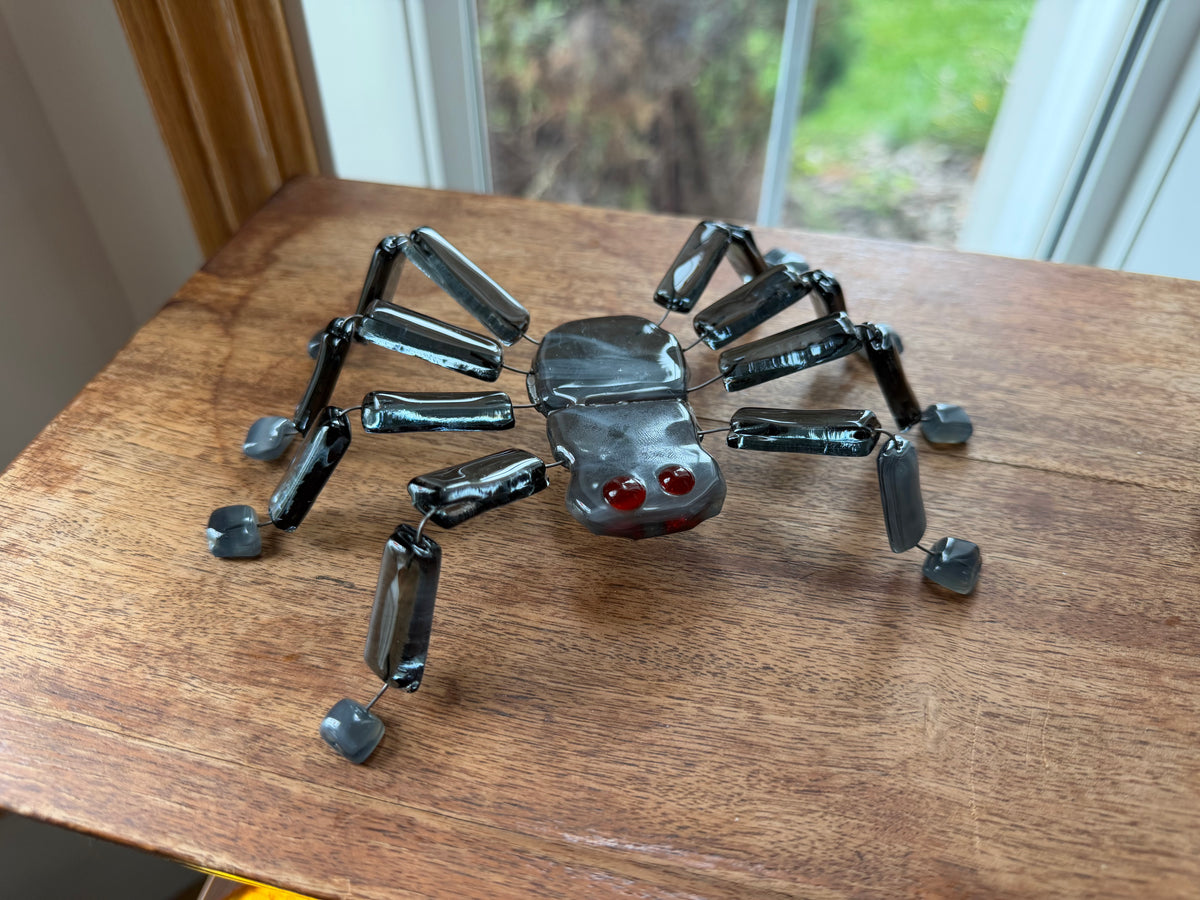 Fused Glass Spider Class @The Glassy Gardener’s Studio