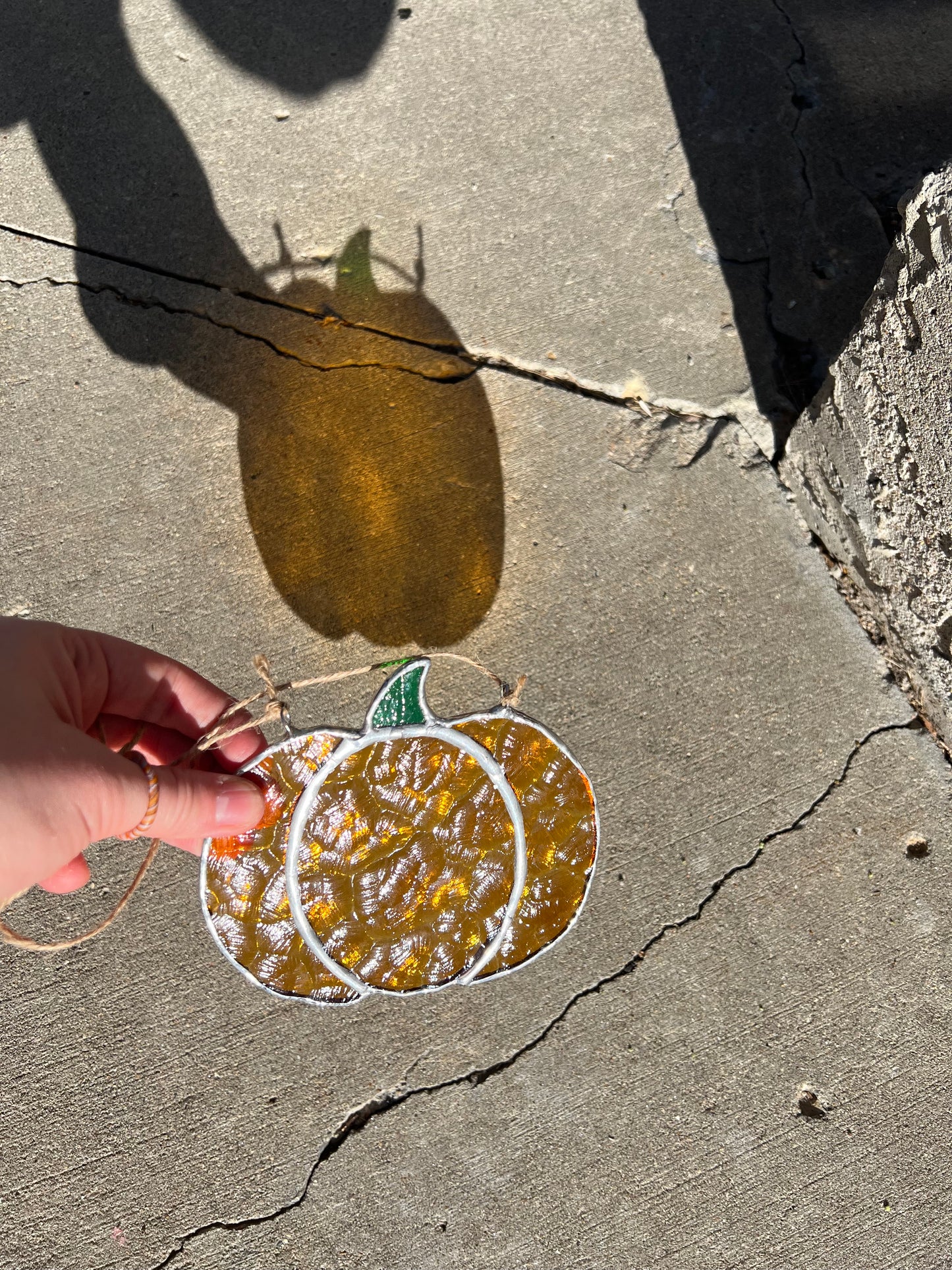 Stained Glass Pumpkin