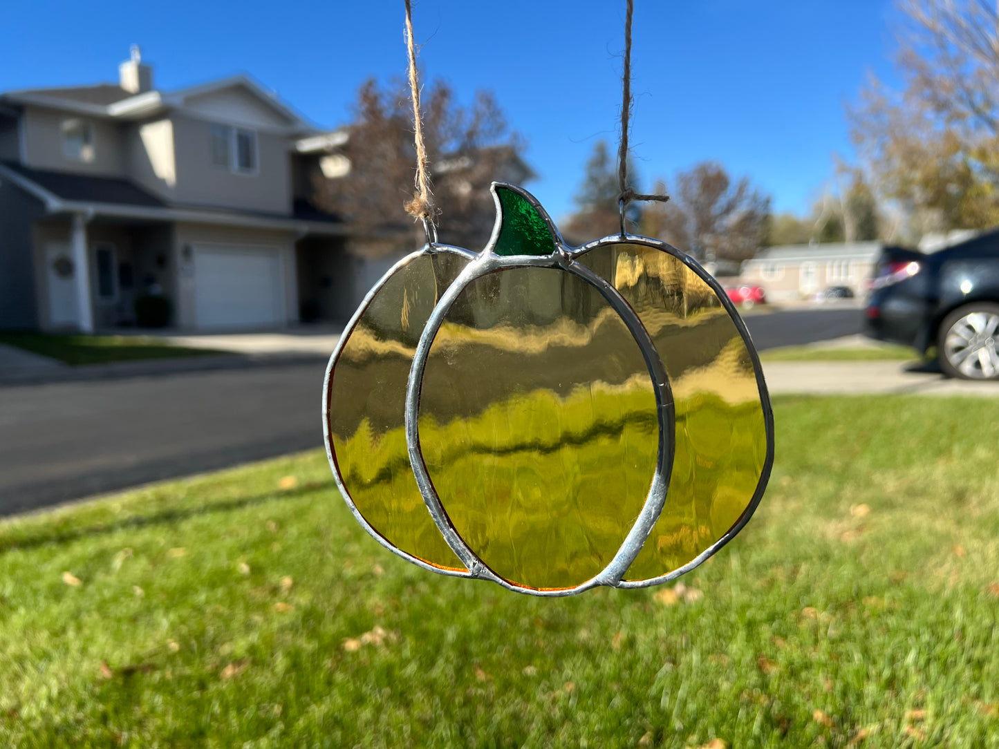 Stained Glass Pumpkin