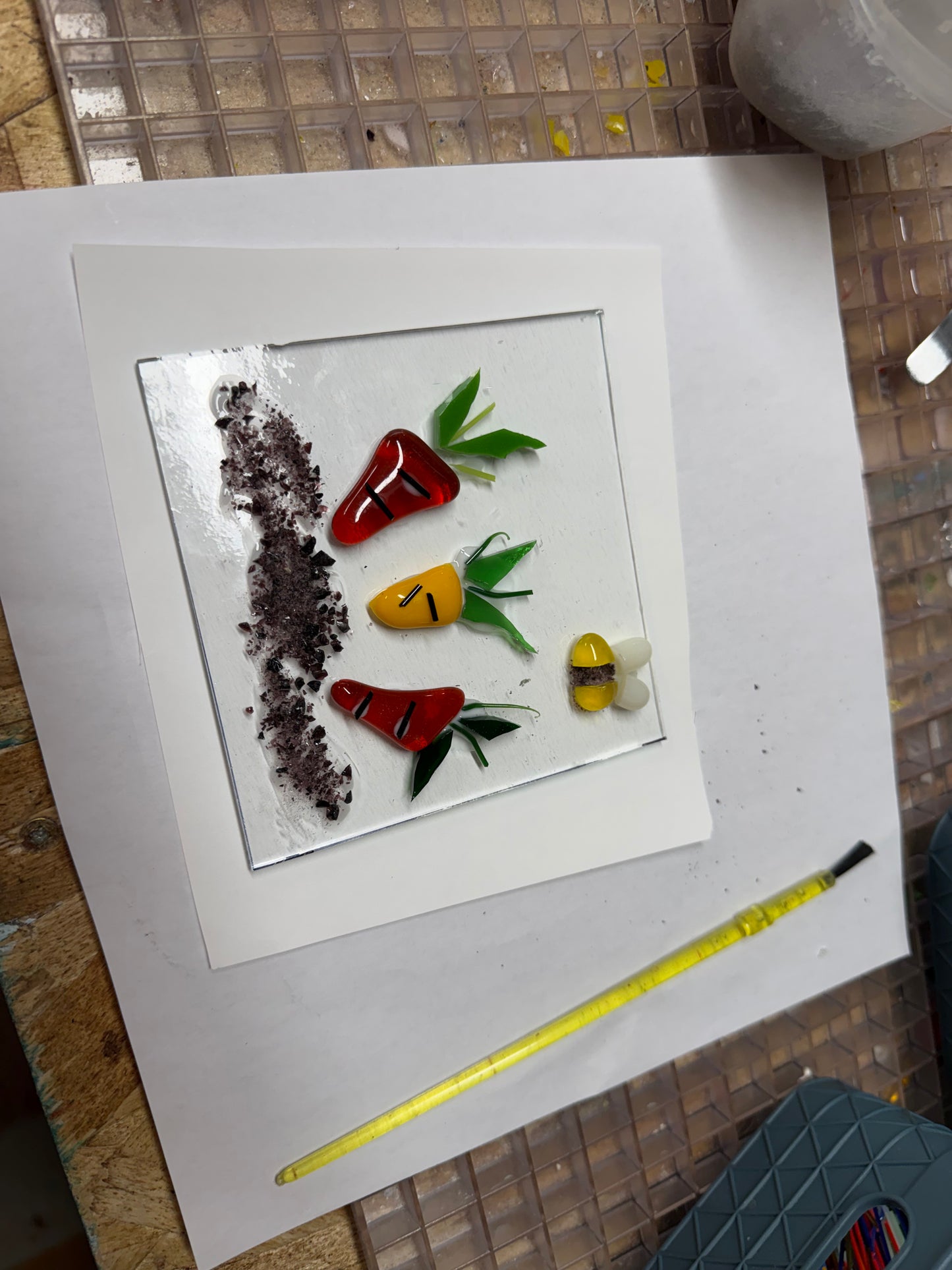 Creative Fused Glass Class @ The Glassy Gardner’s Home Studio