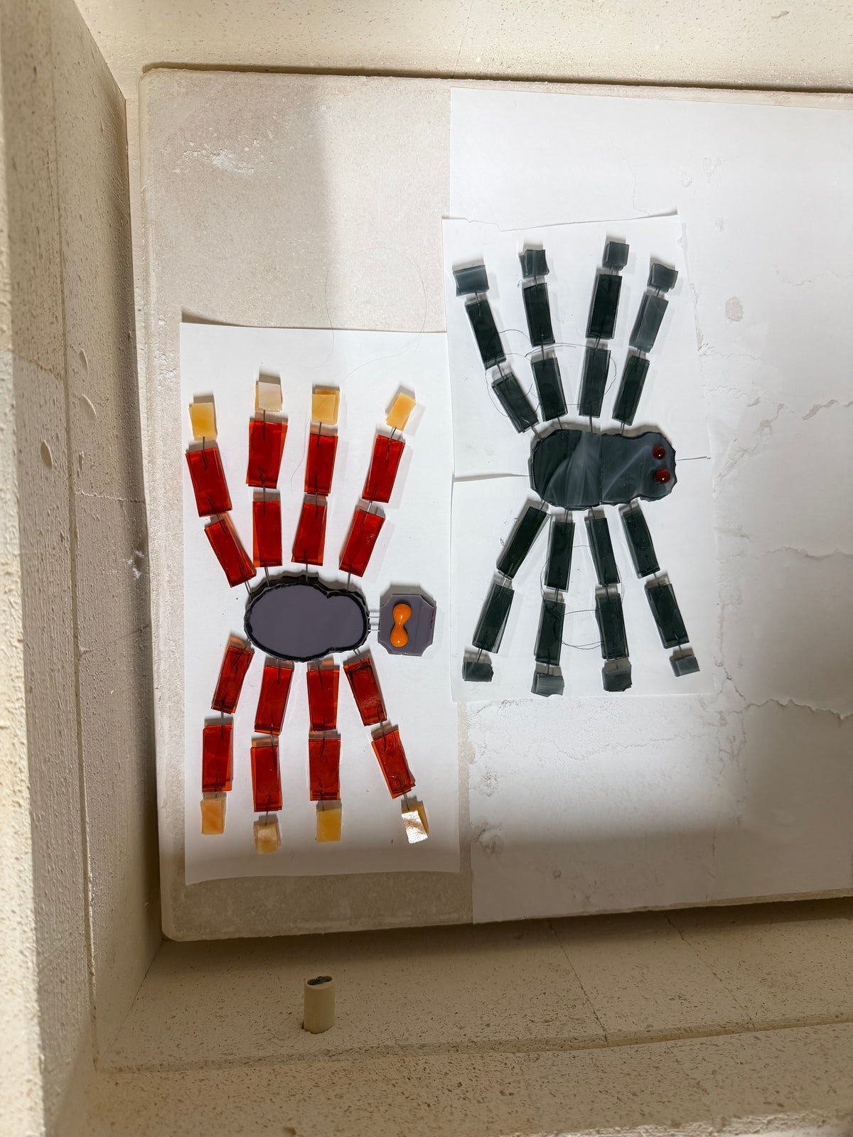 Fused Glass Spider Class @The Glassy Gardener’s Studio