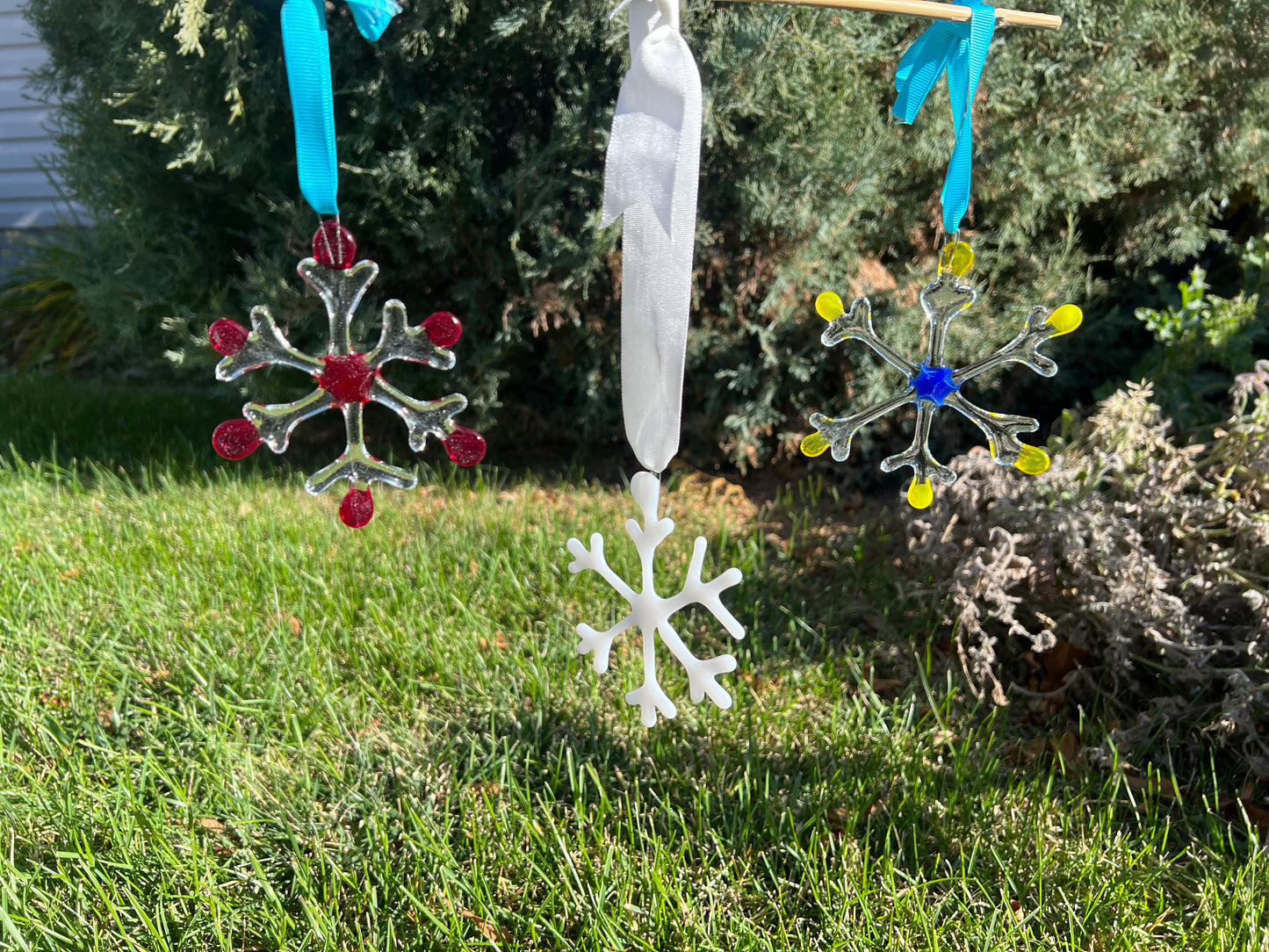 Fused Glass Snowflake Class @The Glassy Gardener’s Studio