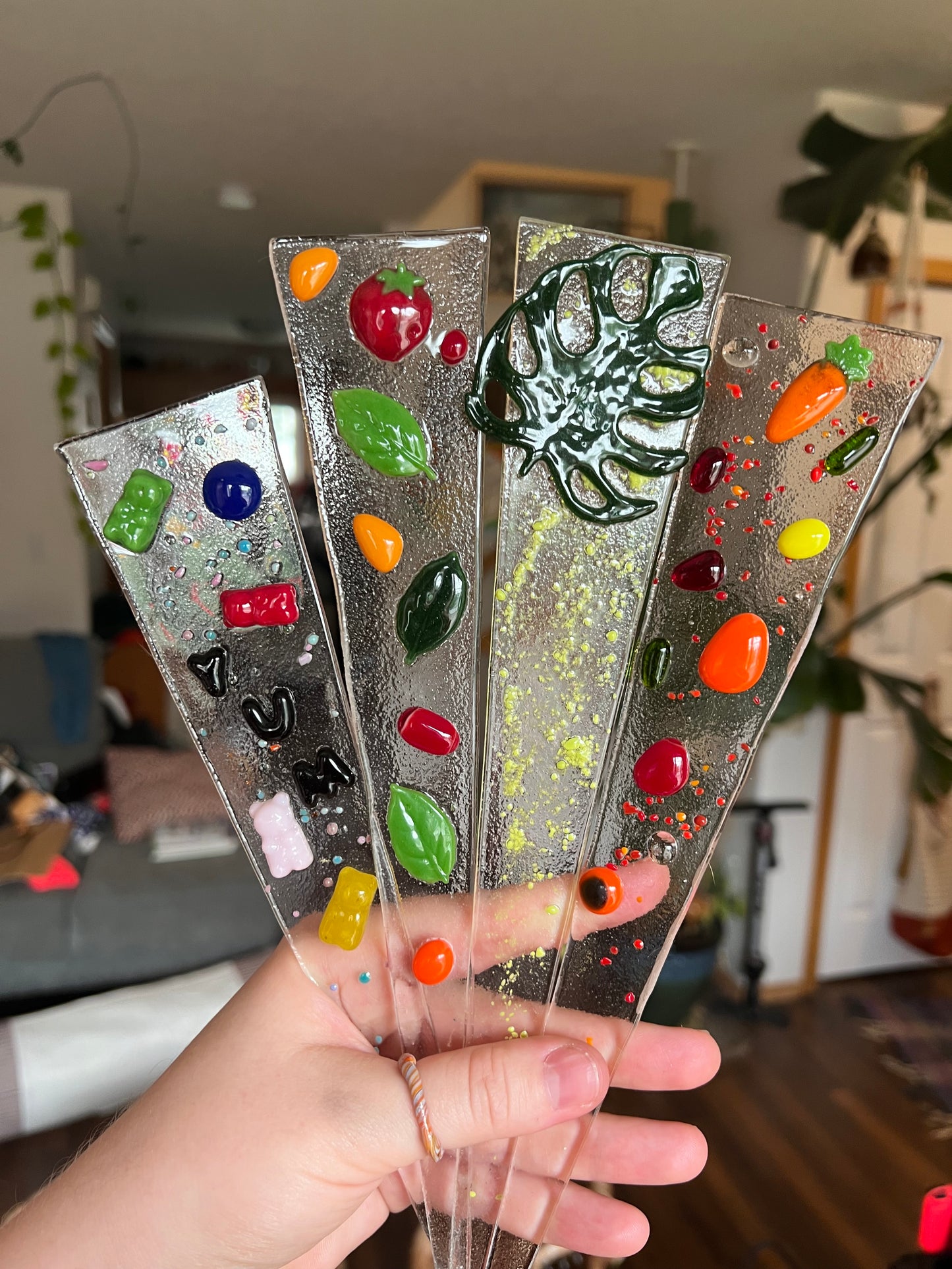 Fused Glass Plant Stake Class @The Glassy Gardener’s Studio