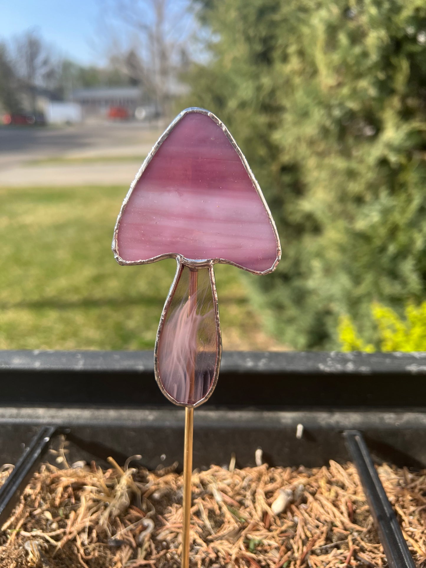 Stained Glass Plant Stake