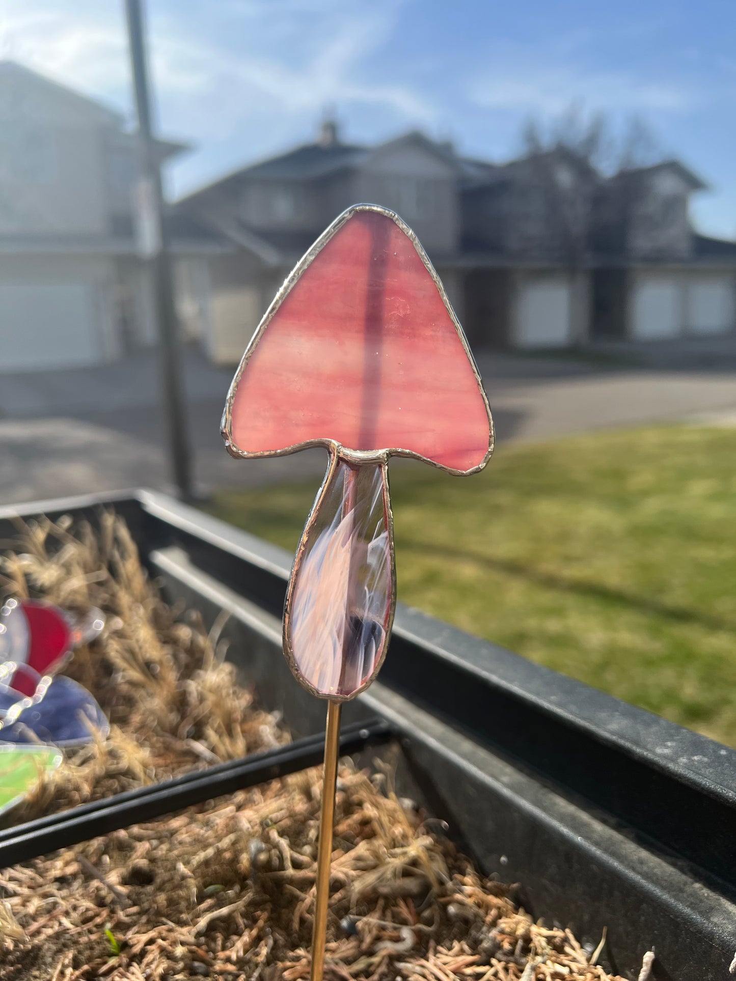 Stained Glass Plant Stake