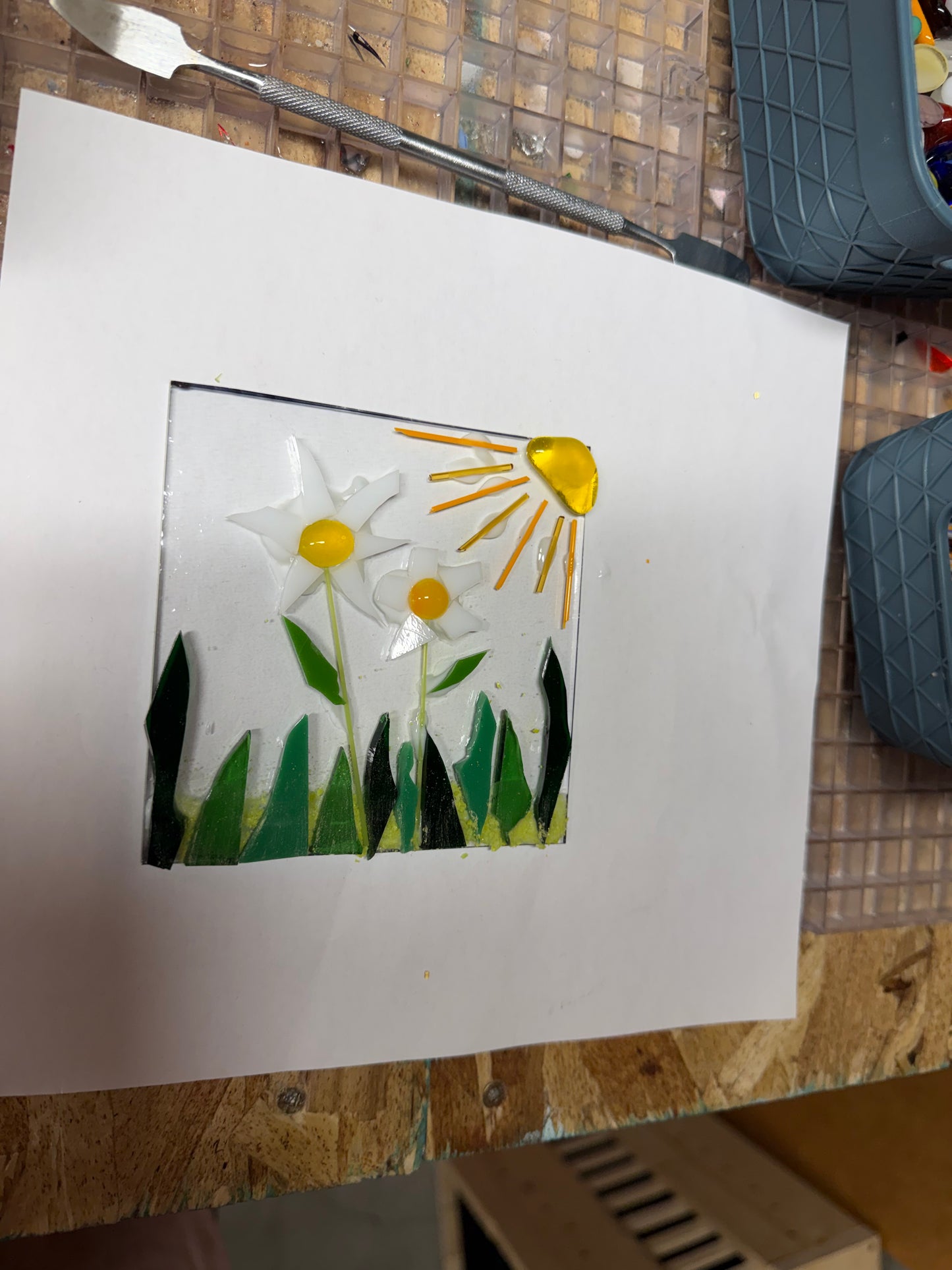 Creative Fused Glass Class @ The Glassy Gardner’s Home Studio