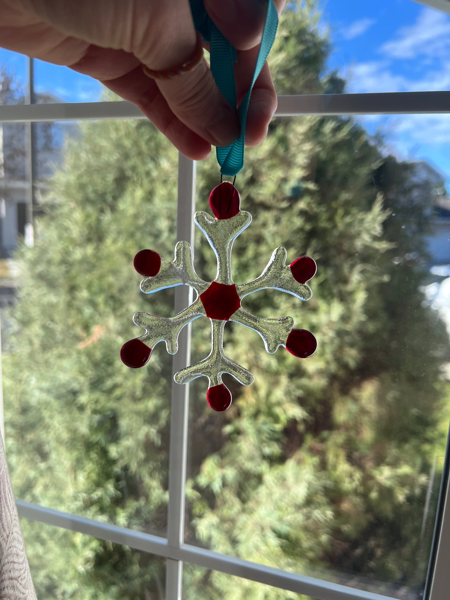 Fused Glass Snowflake Class @The Glassy Gardener’s Studio
