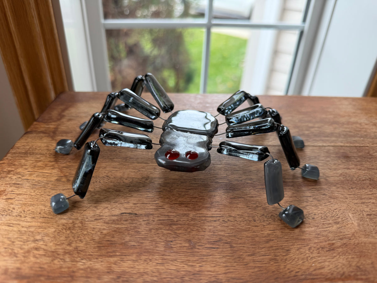 Fused Glass Spider Class @The Glassy Gardener’s Studio