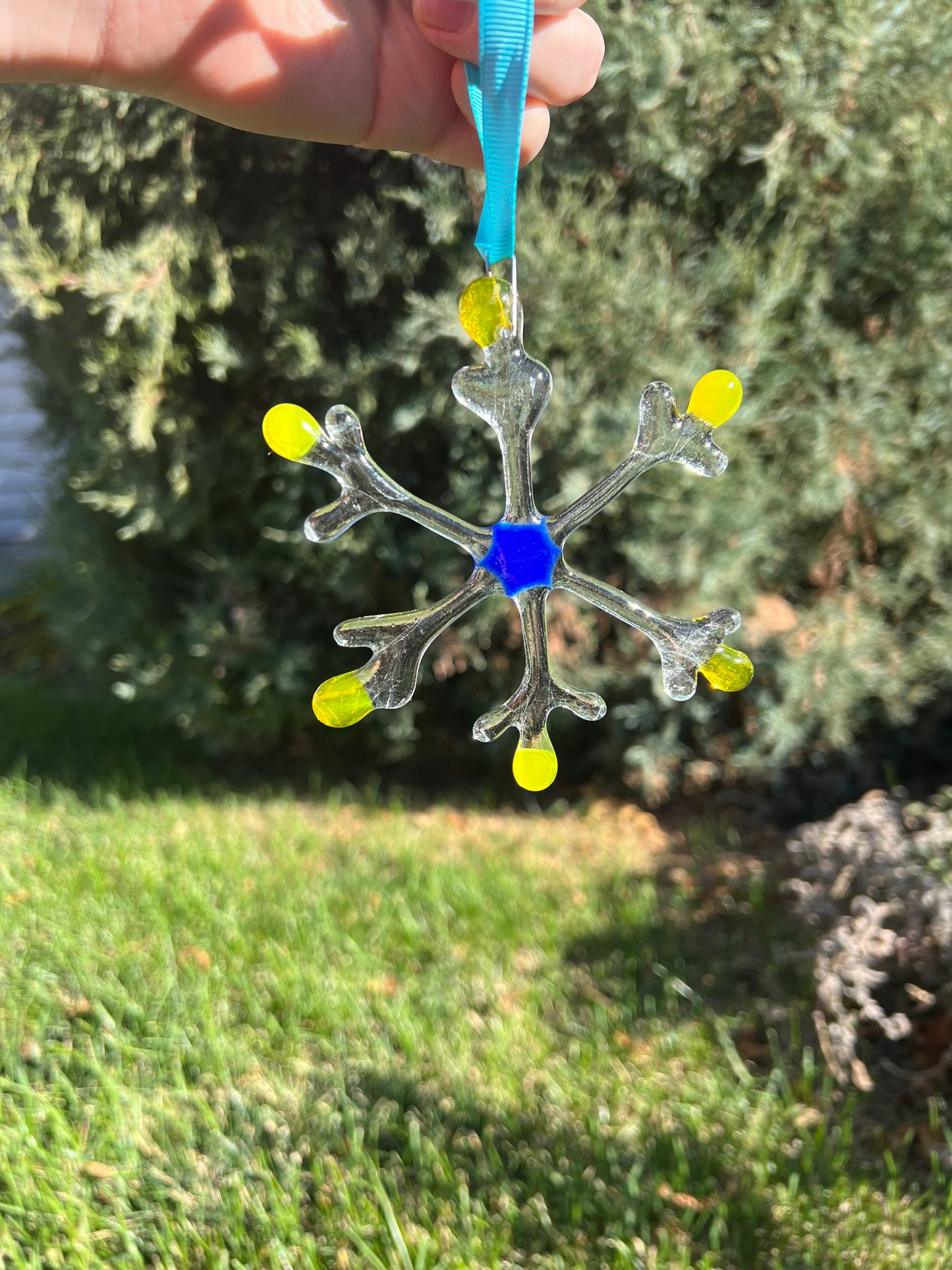 Fused Glass Snowflake Class @The Glassy Gardener’s Studio