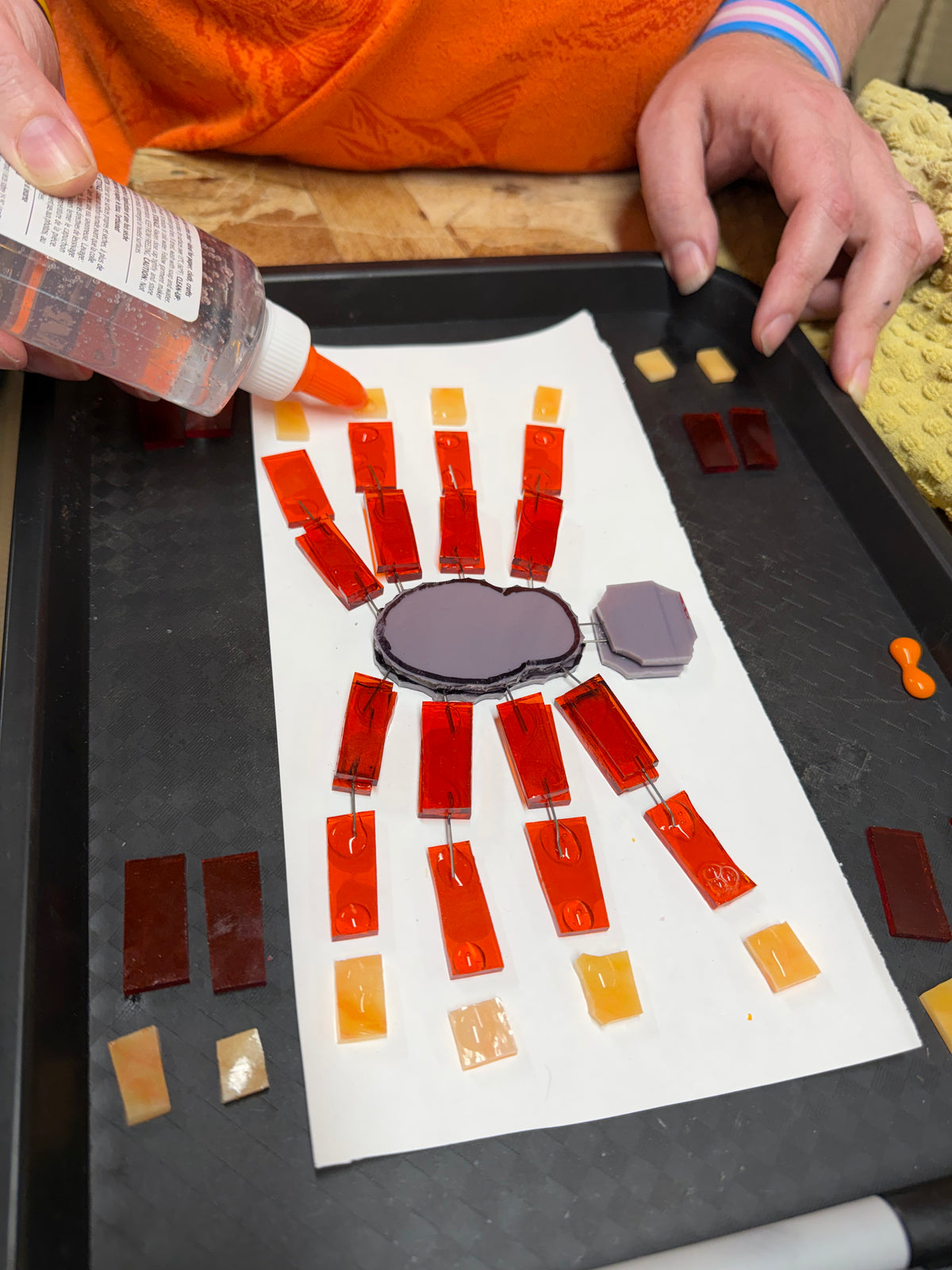 Fused Glass Spider Class @The Glassy Gardener’s Studio