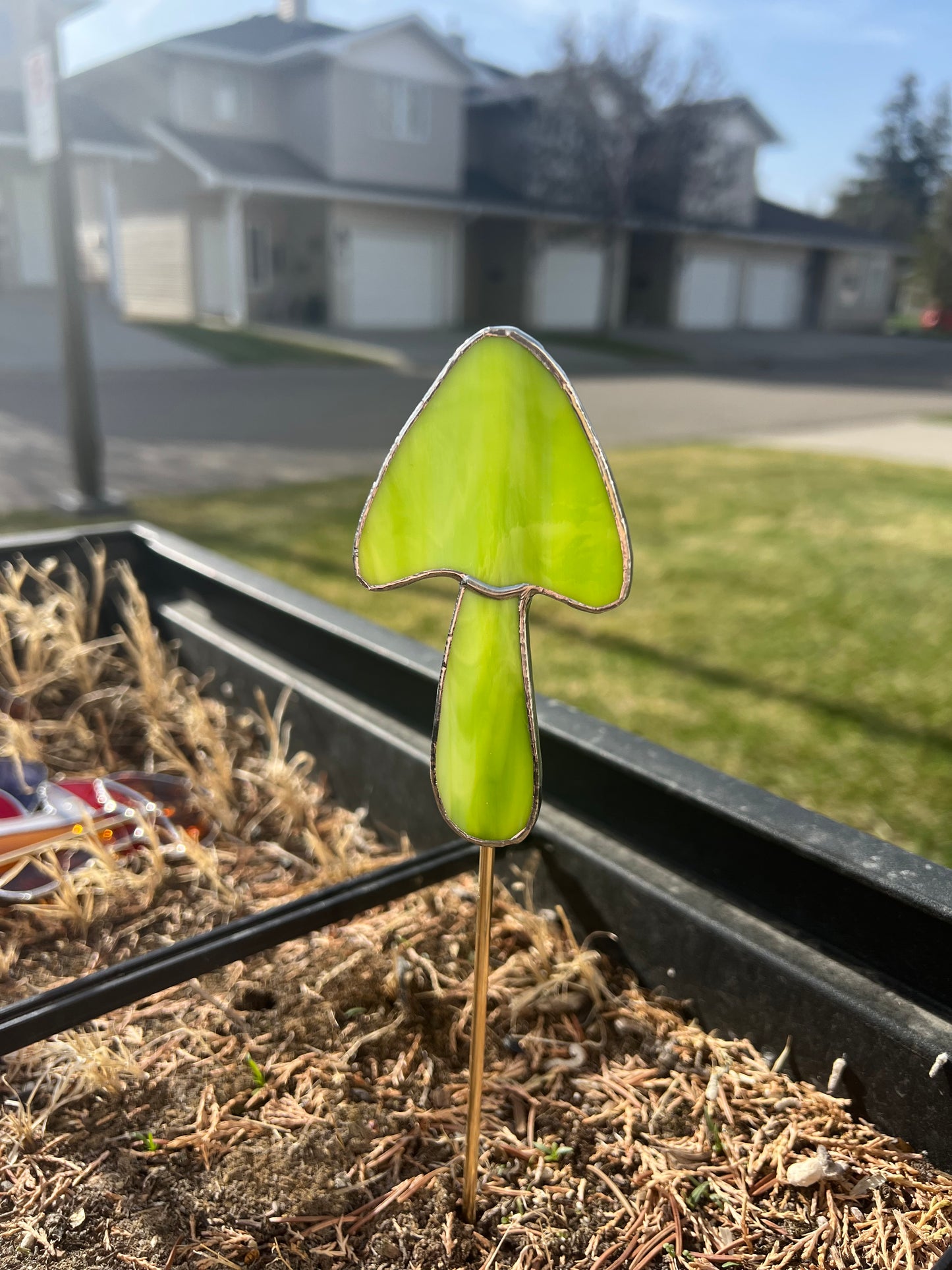 Stained Glass Plant Stake