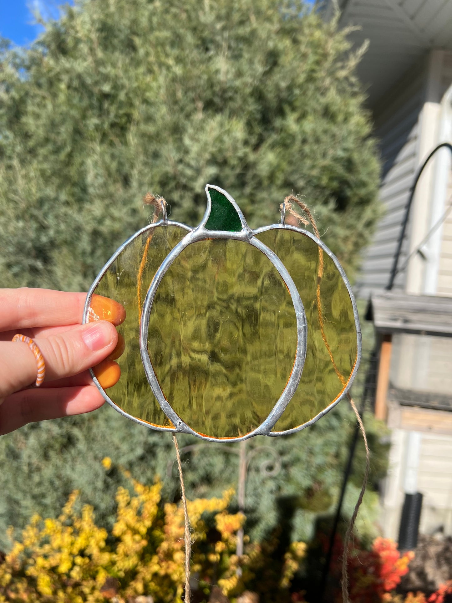 Stained Glass Pumpkin