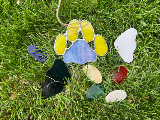 Paw Print Class @The Glassy Gardener’s Studio - fundraiser for Brittany Niemi Rescues