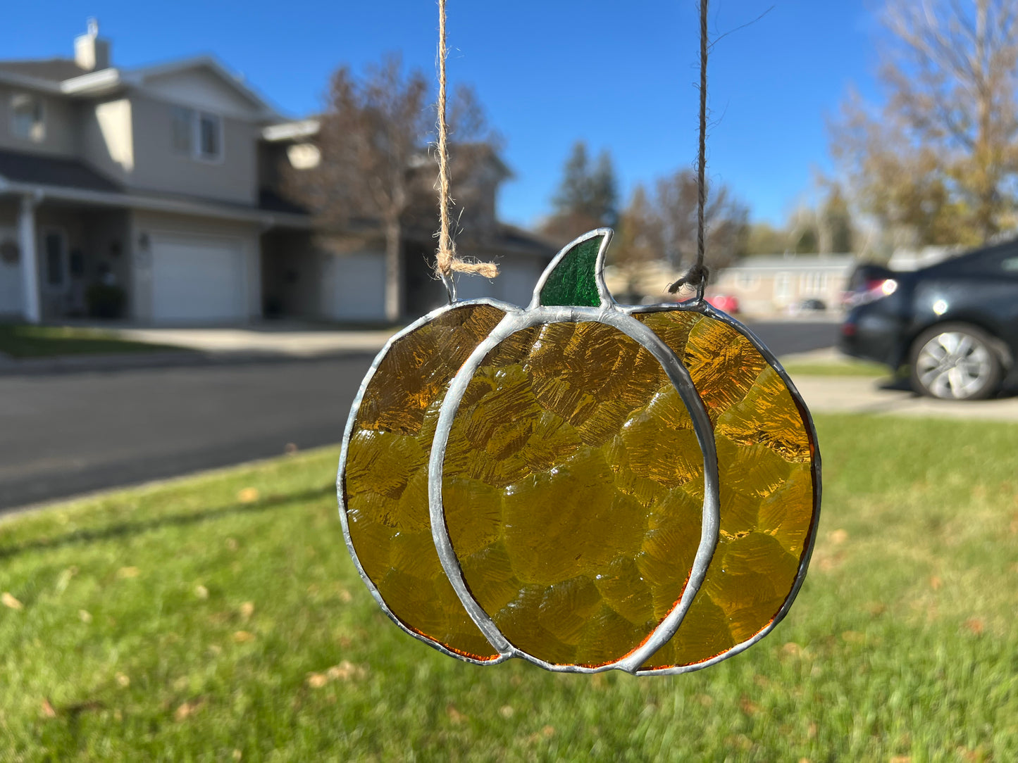 Stained Glass Pumpkin