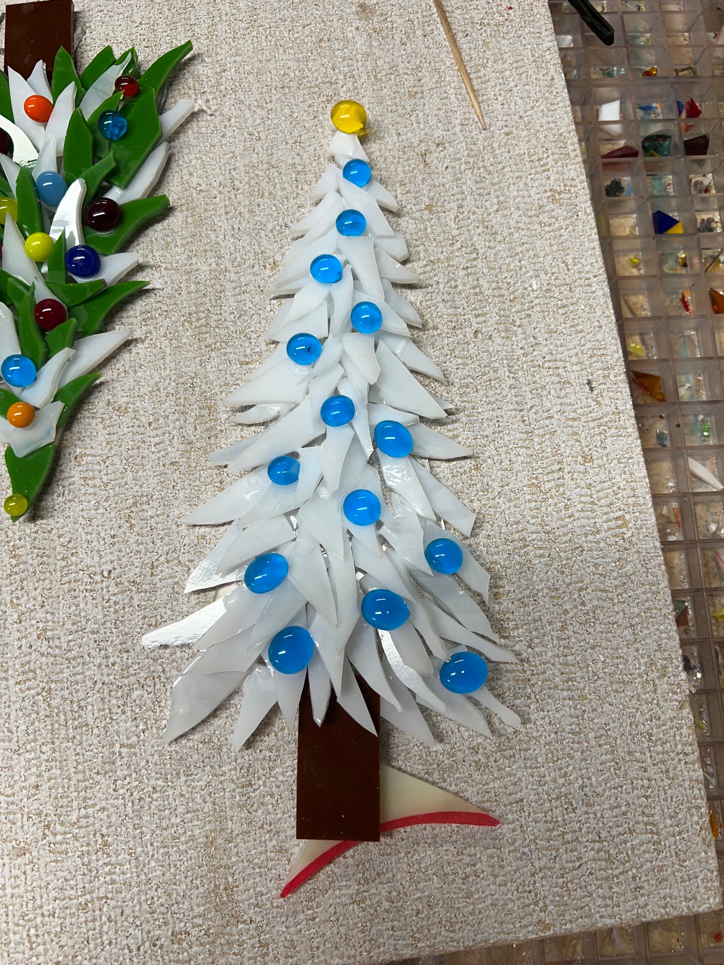 Fused Glass Christmas Tree Class @The Glassy Gardener’s Studio