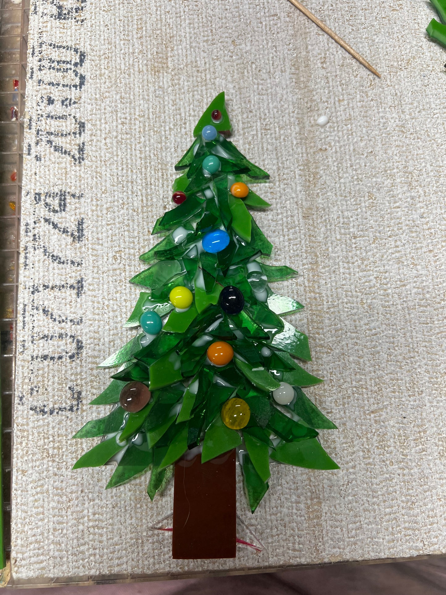 Fused Glass Christmas Tree Class @The Glassy Gardener’s Studio