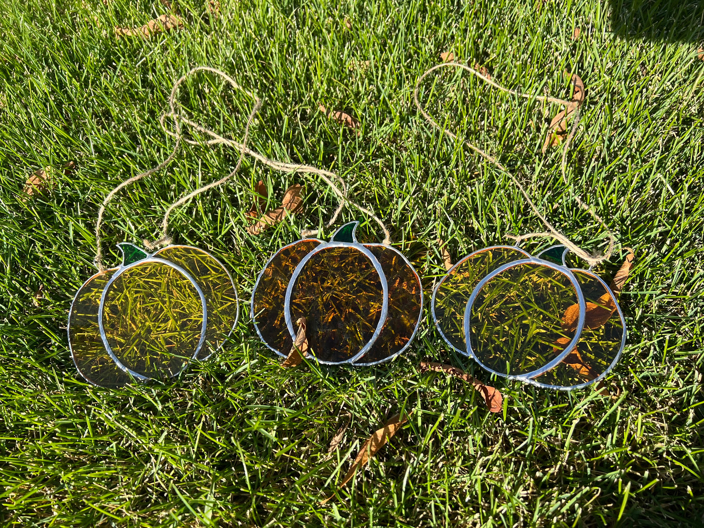 Stained Glass Pumpkin