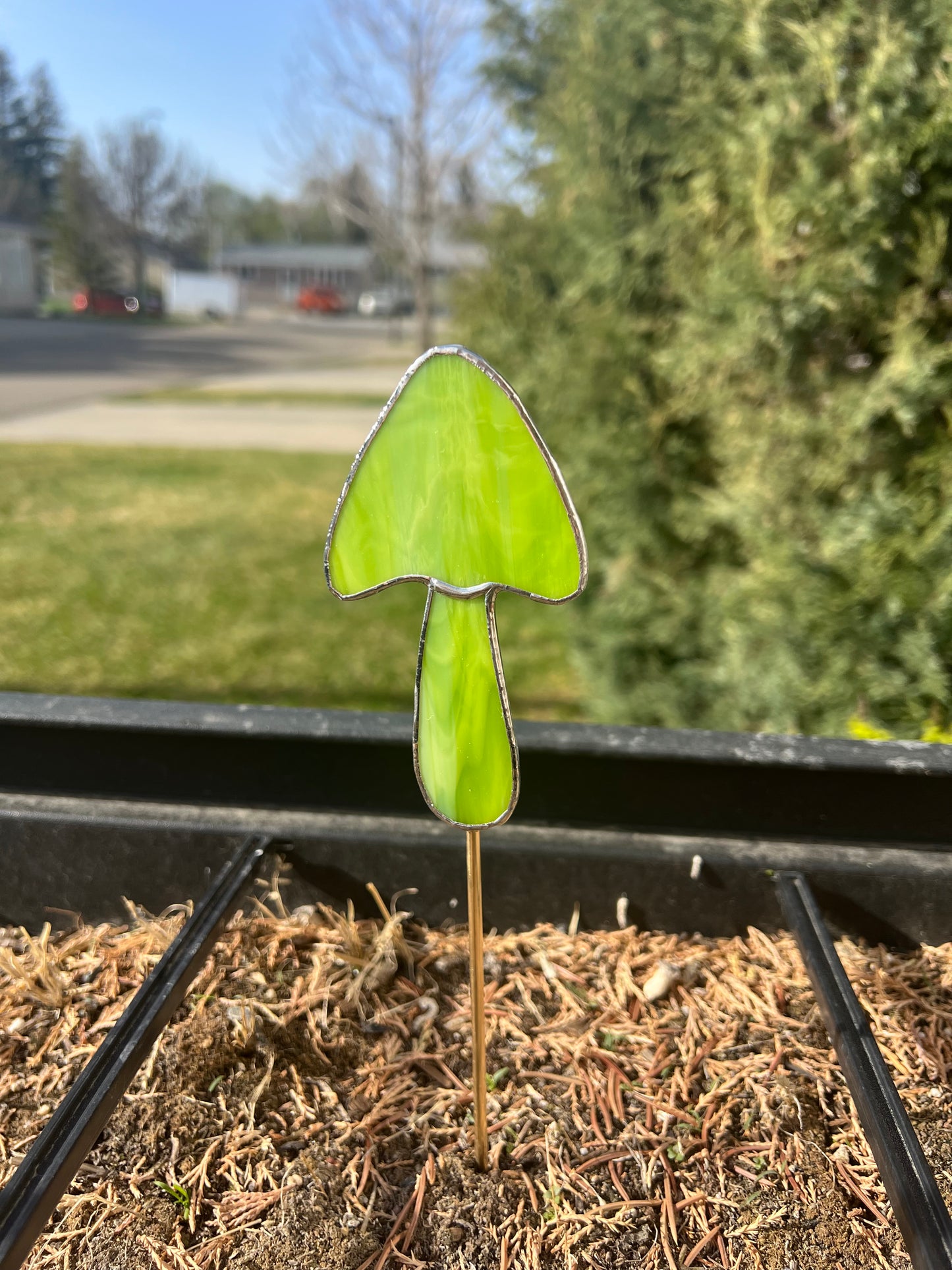 Stained Glass Plant Stake