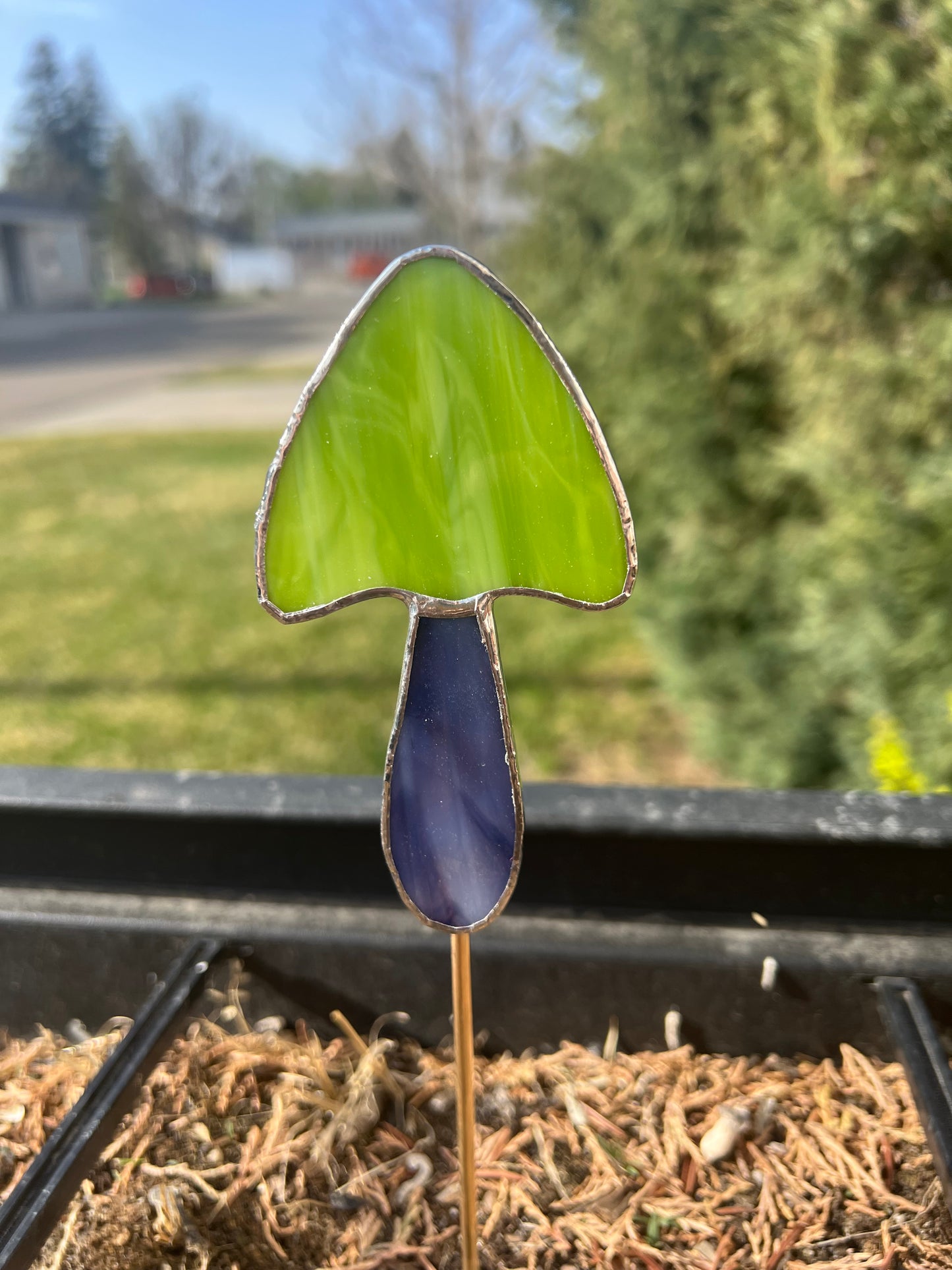 Stained Glass Plant Stake