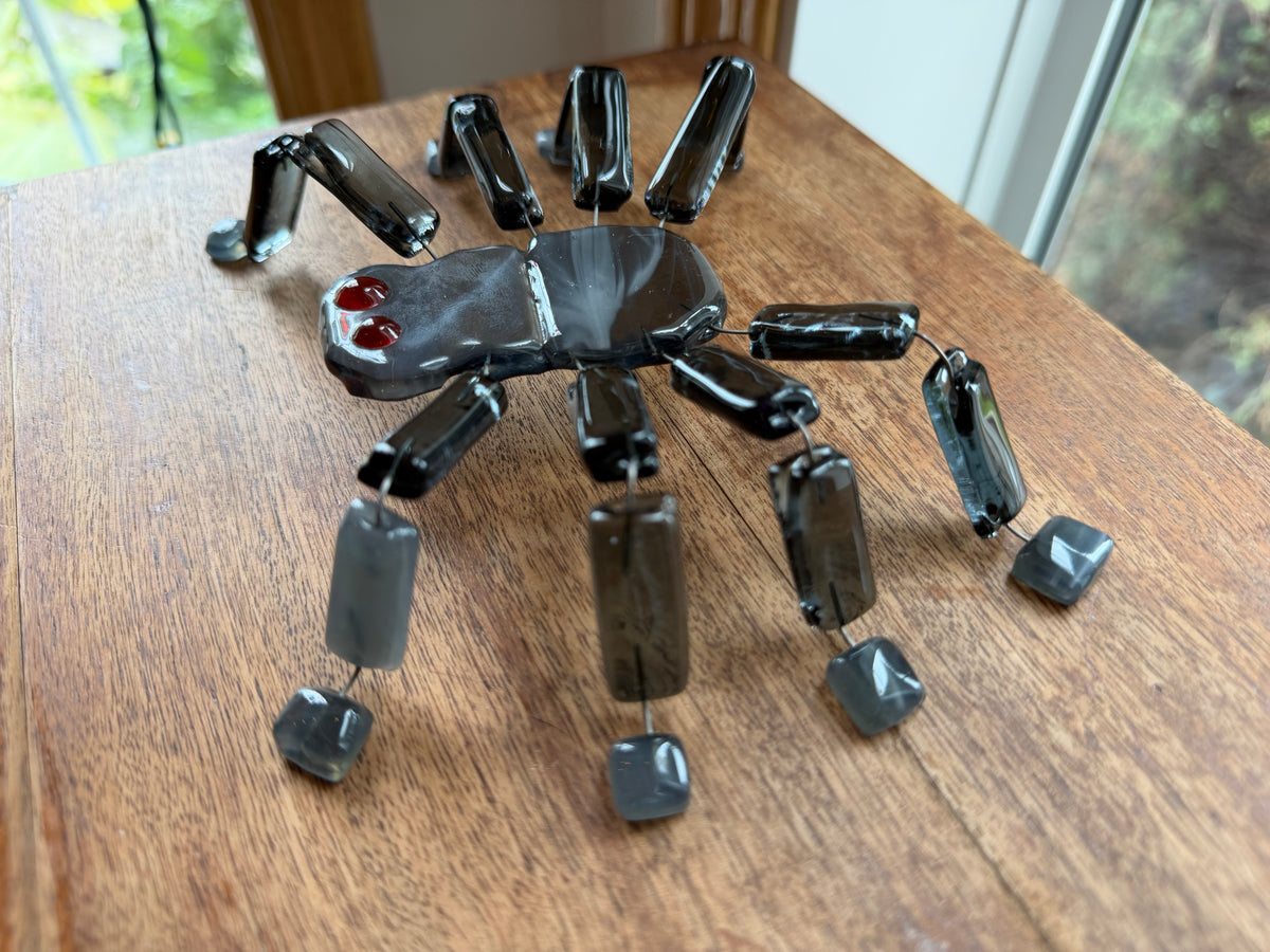 Fused Glass Spider Class @The Glassy Gardener’s Studio