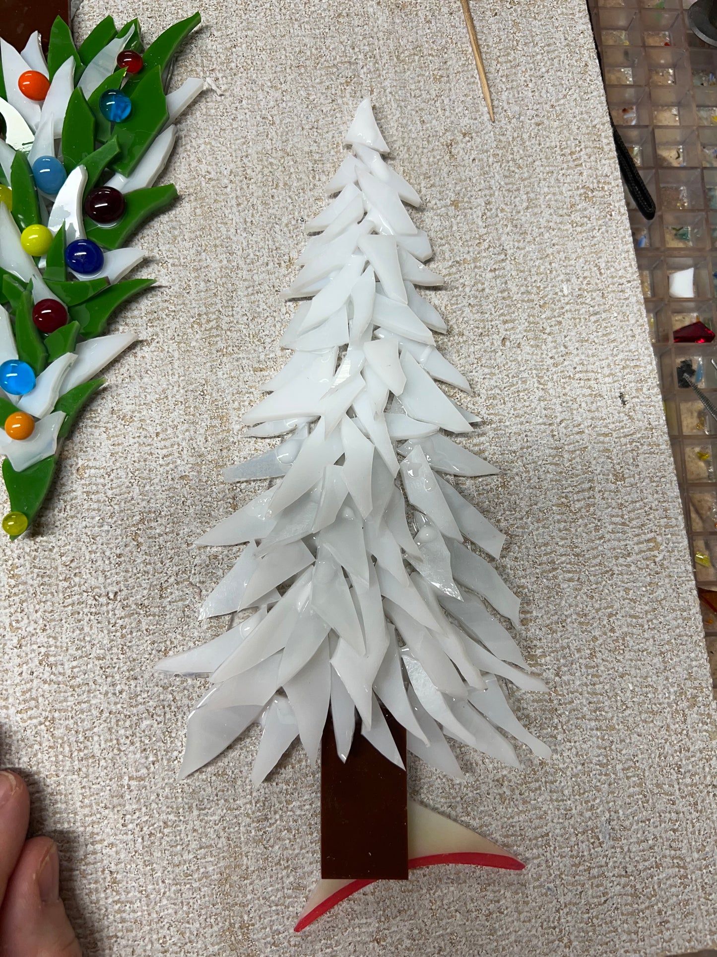 Fused Glass Christmas Tree Class @The Glassy Gardener’s Studio