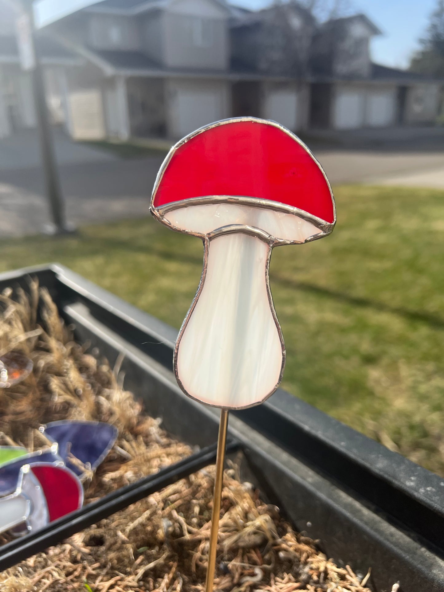 Stained Glass Plant Stake