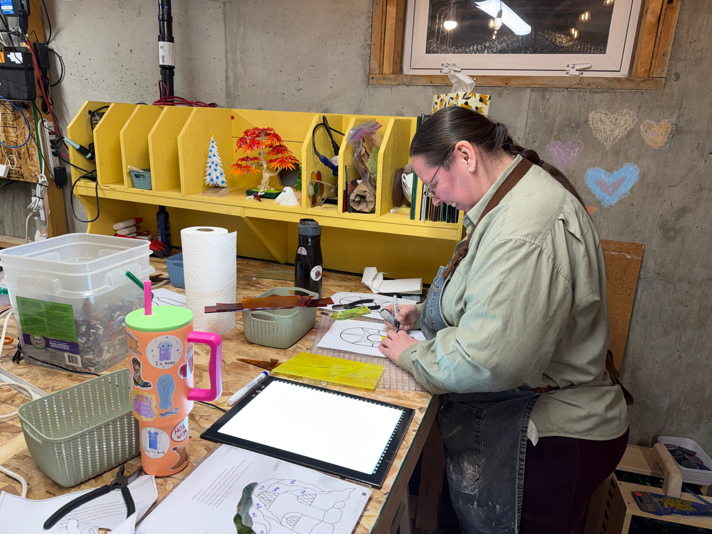 4-Week Beginner Stained Glass Workshop @ The Glassy Gardener's Home Studio