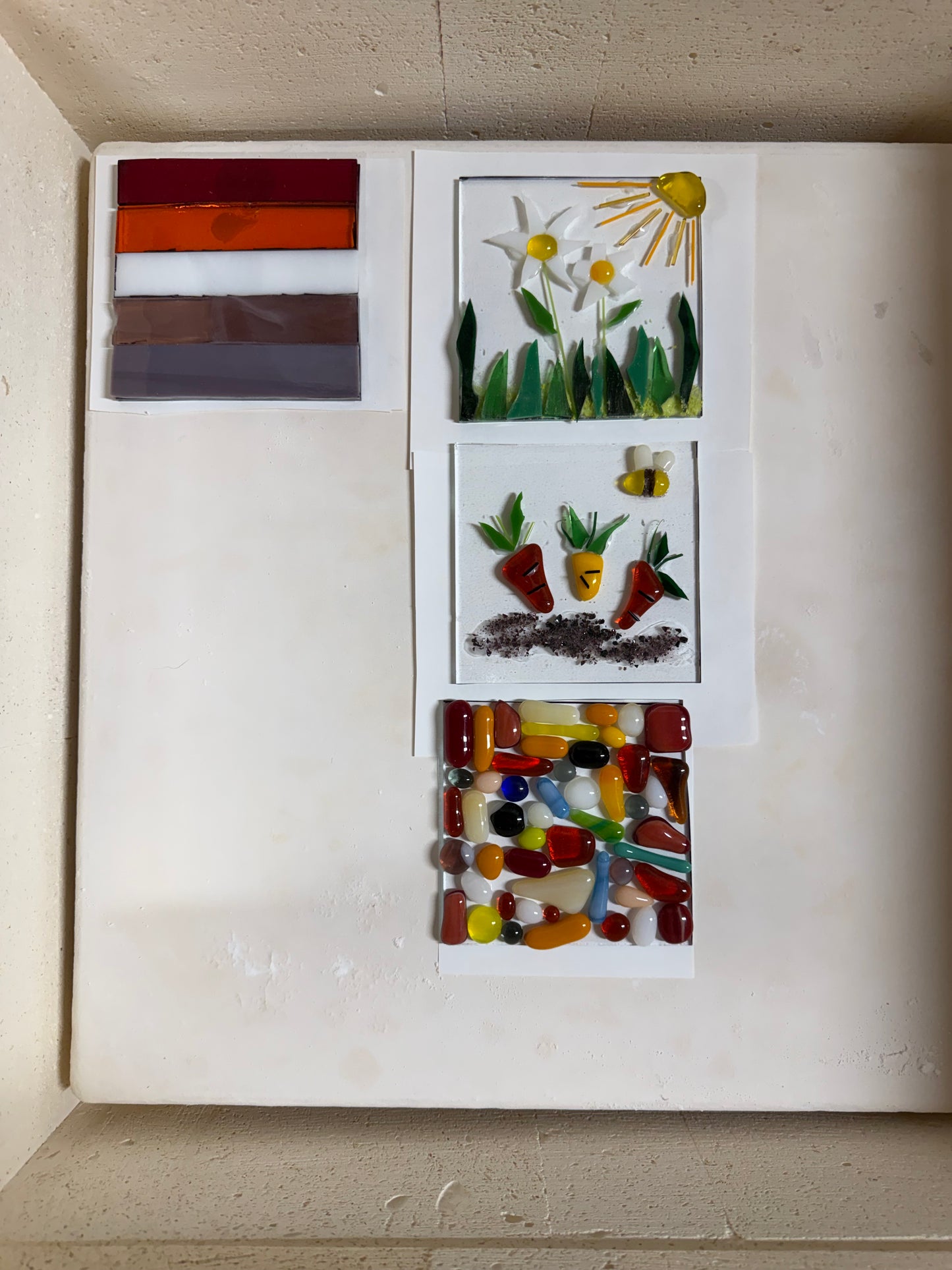 Creative Fused Glass Class @ The Glassy Gardner’s Home Studio