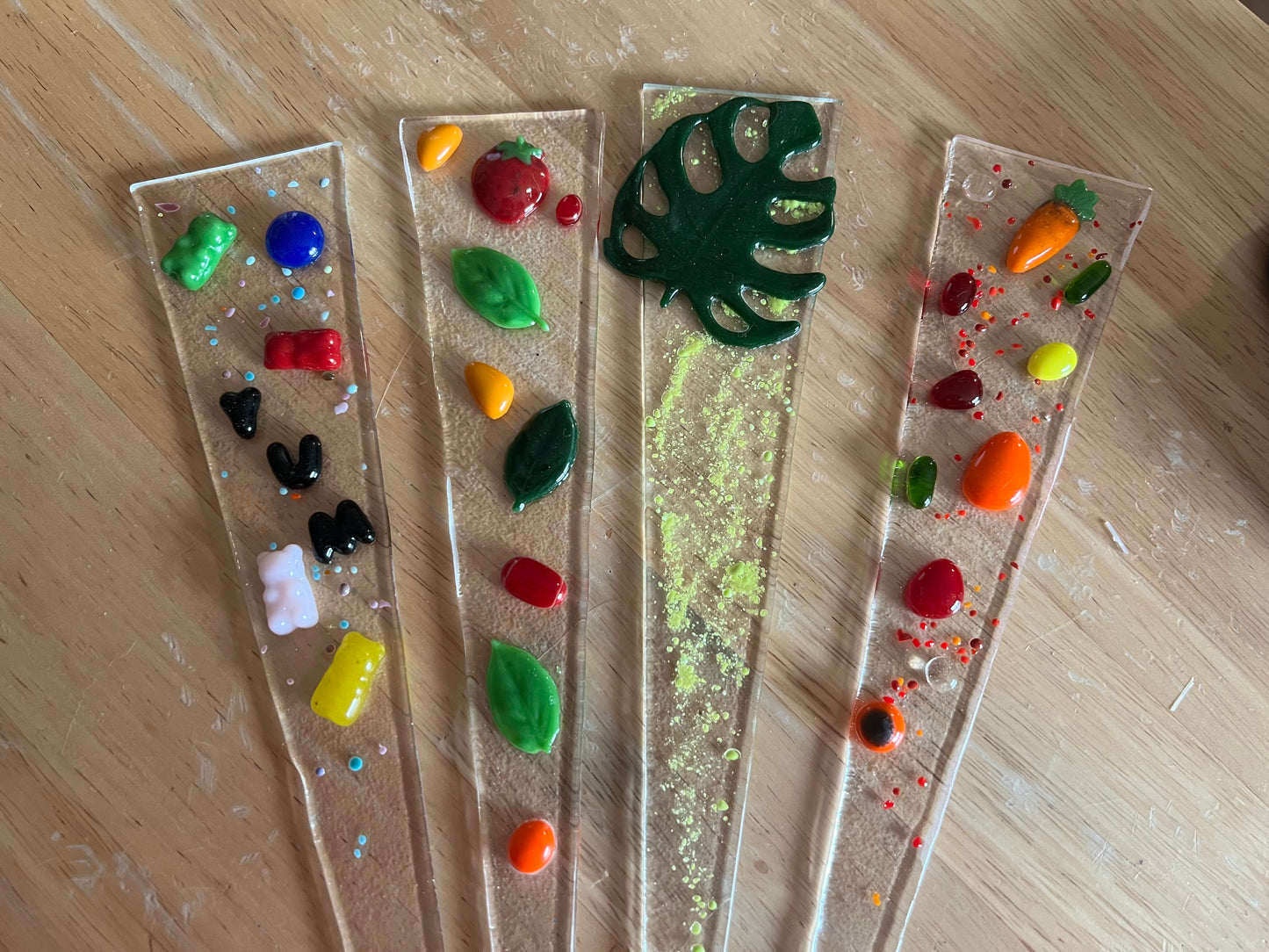 Fused Glass Plant Stake Class @The Glassy Gardener’s Studio