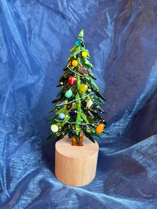 Fused Glass Christmas Tree