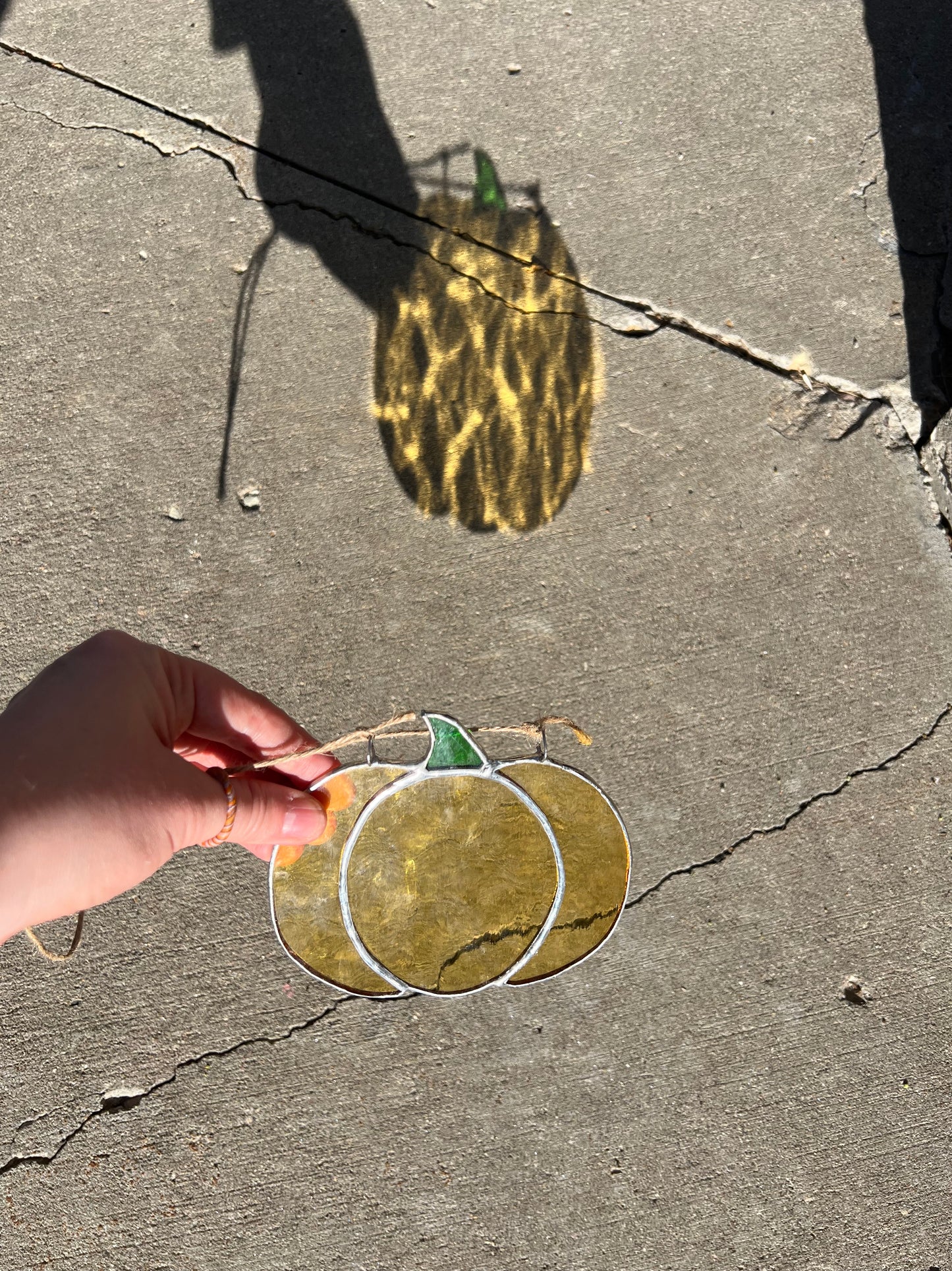 Stained Glass Pumpkin