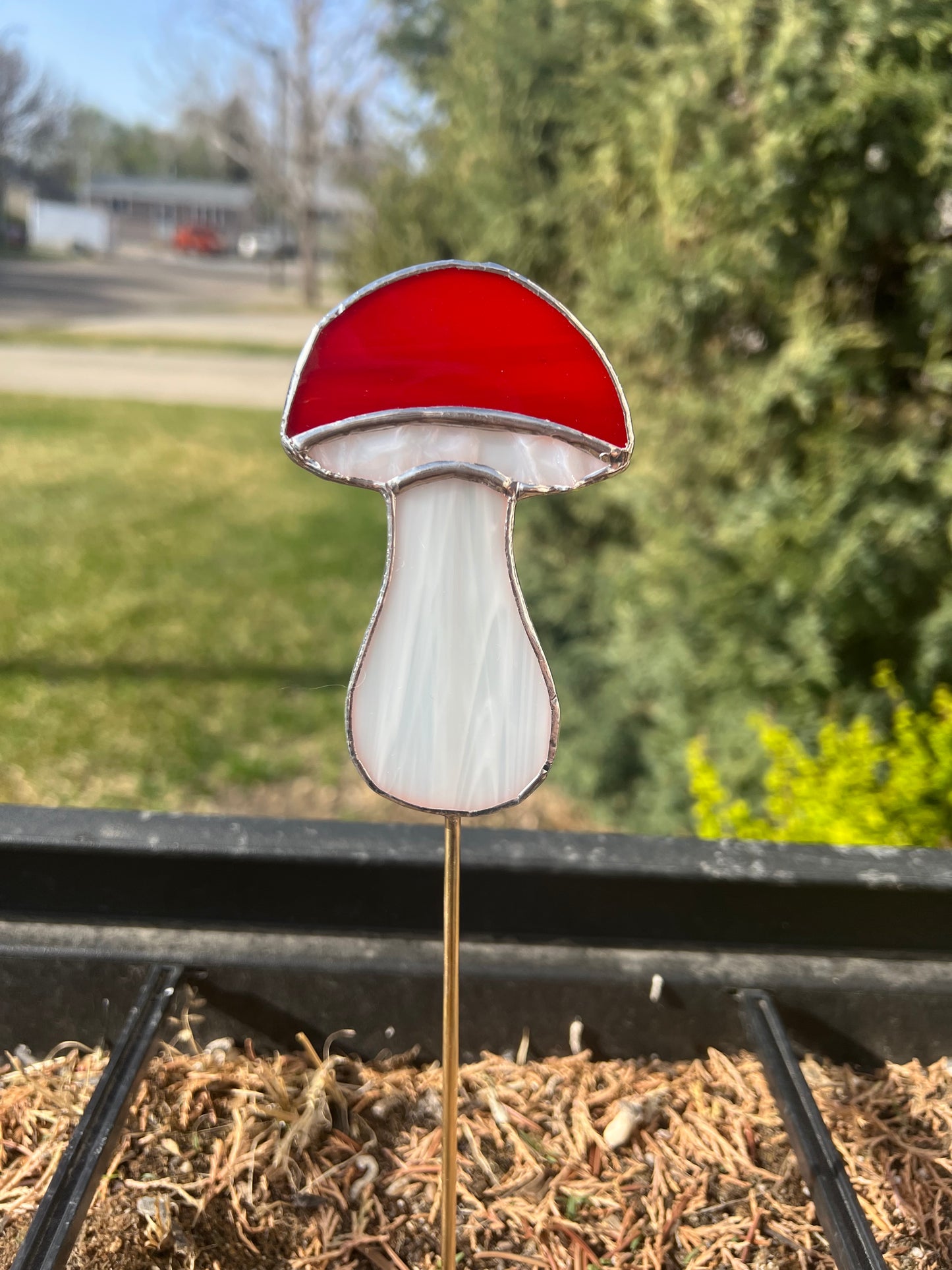 Stained Glass Plant Stake