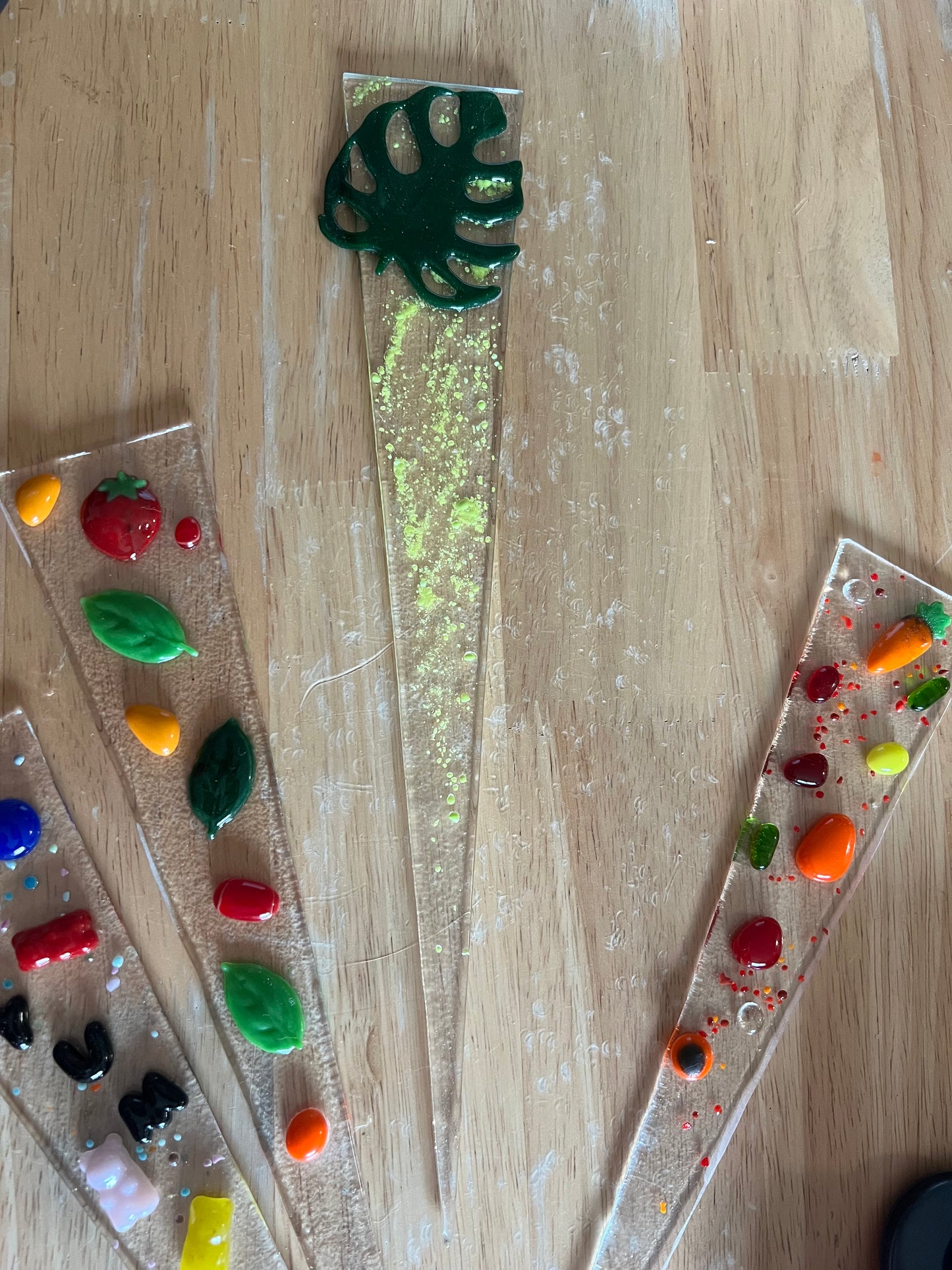 Fused Glass Plant Stake Class @The Glassy Gardener’s Studio